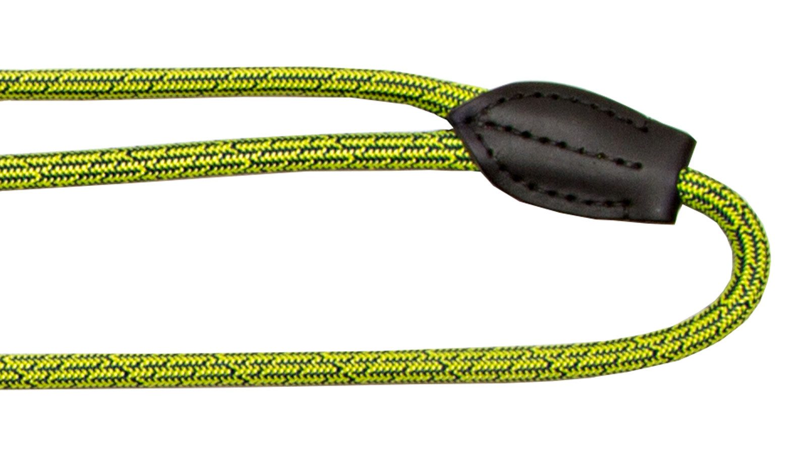 AKAH Hundeleine AKAH Umhängeleine Dog Rope Stahlblau-Neongelb