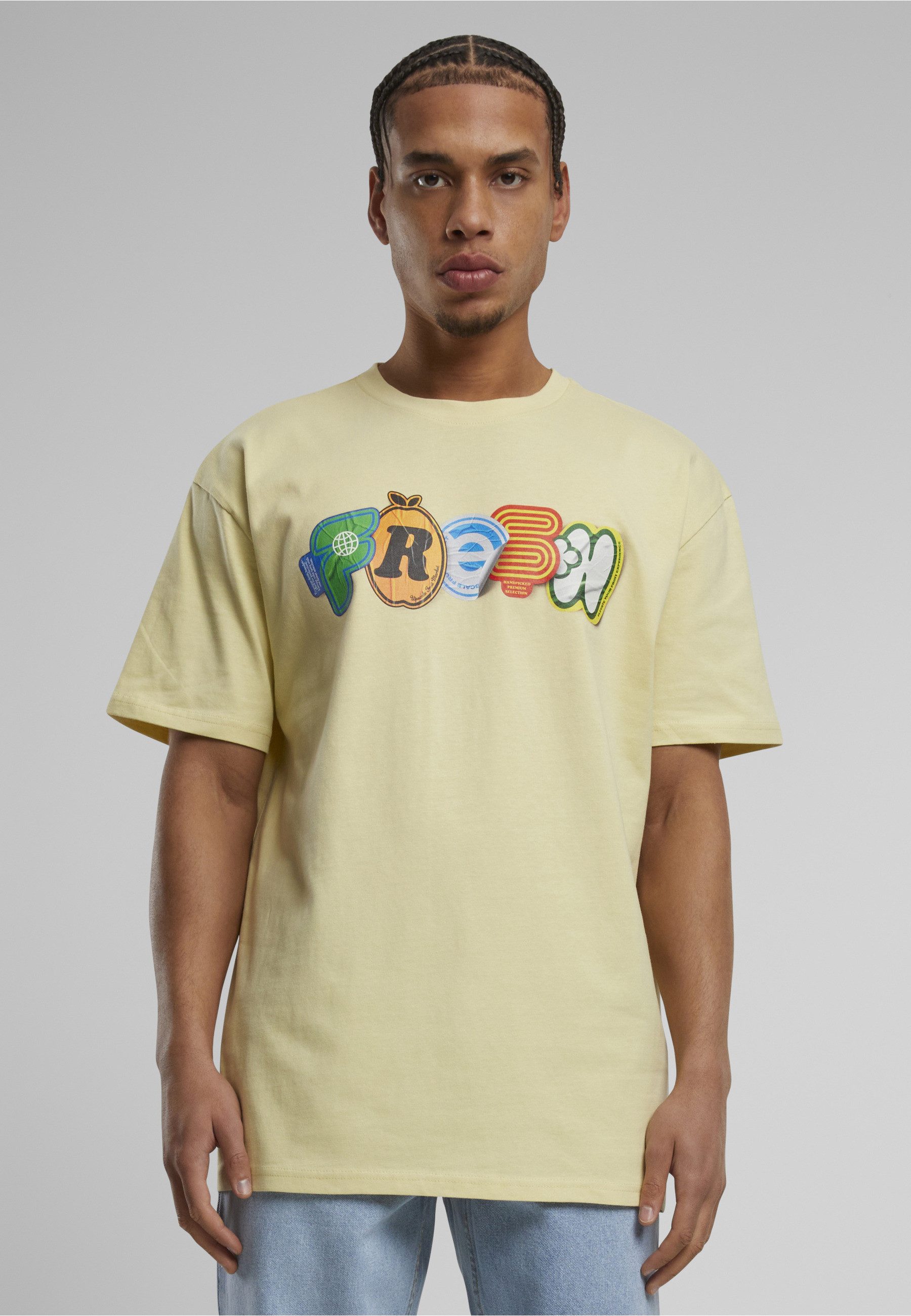Upscale by Mister Tee T-Shirt Upscale by Mister Tee Herren Vitamin UPSC Heavy Oversize Tee (1-tlg)