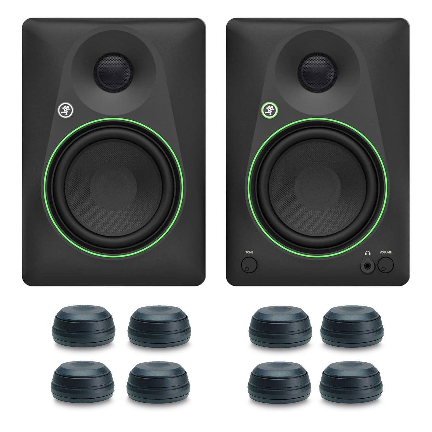 Mackie Studio-Monitore CR5BT mit Boxenfüße Bluetooth-Lautsprecher