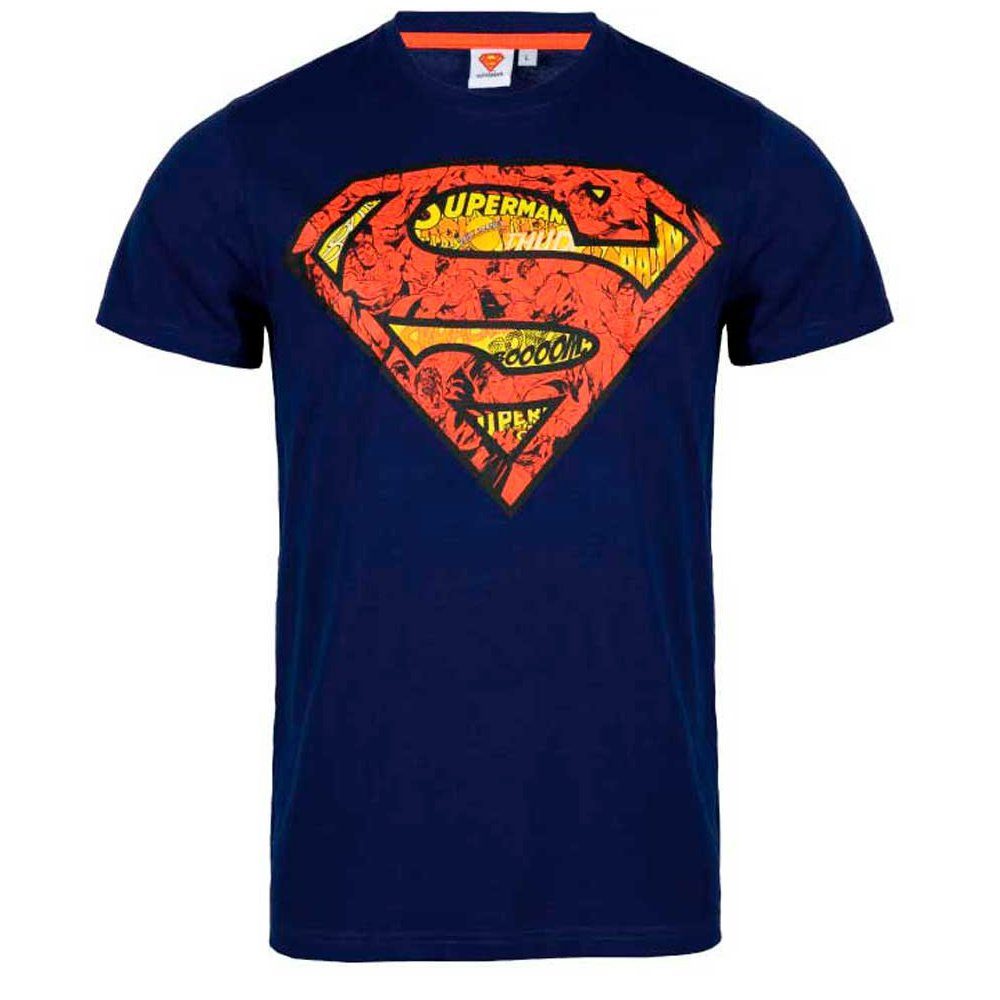 Shirt 100% Print-Shirt Baumwolle Comics S Superman kurzarm DC Herren XXL, Gr. DC T-Shirt bis Comics