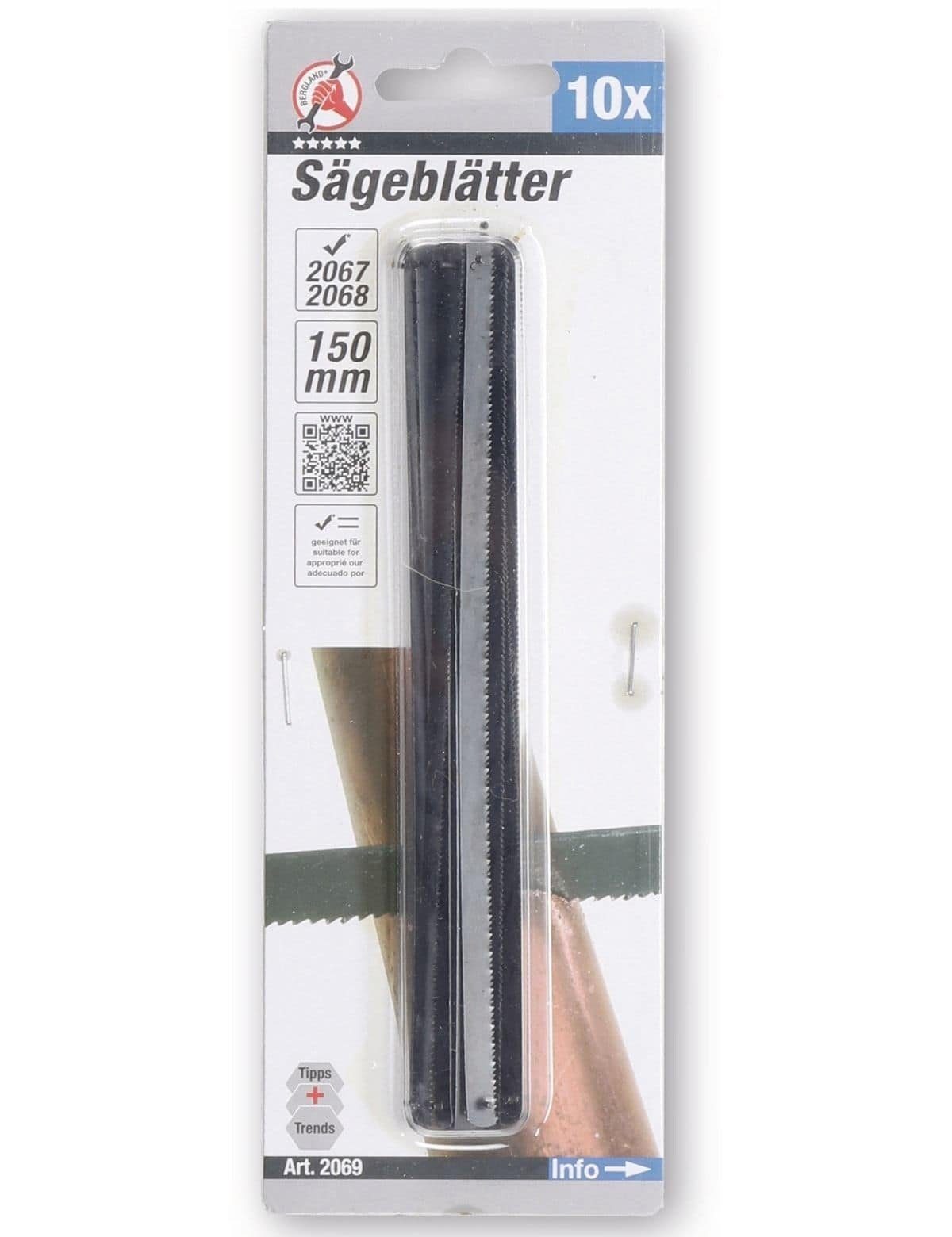BGS technic Sägeblatt BGS TECHNIC Ersatz-Sägeblätter 2069, 150 10 mm