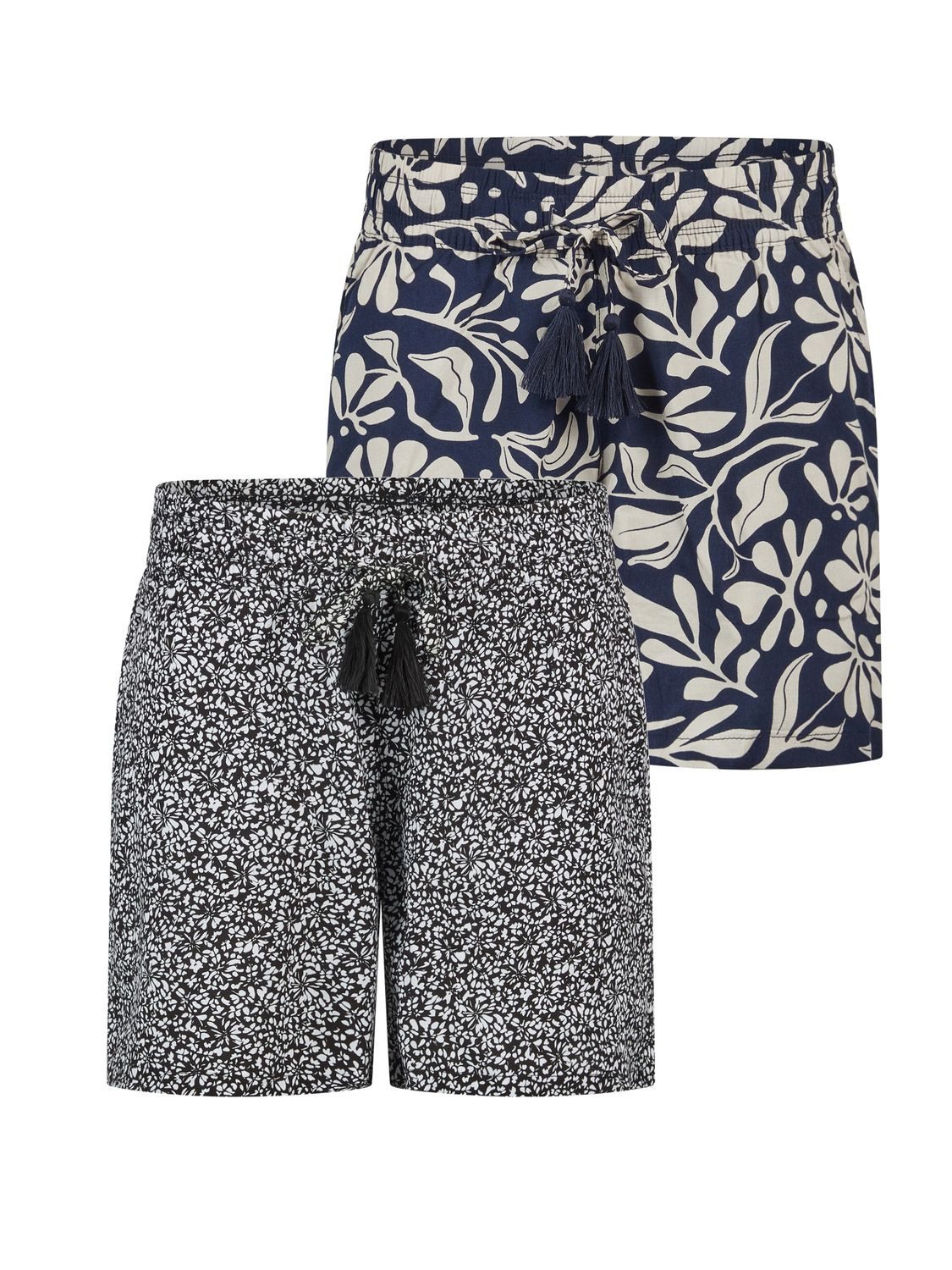 Sweatshorts Damen Shorts DFLia 2er Pack Regular Fit