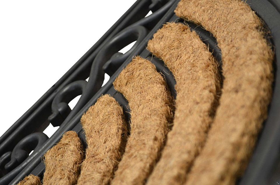 Kai Wiechmann Fußmatte Premium Fußabtreter halbrund 76 x 46 cm als Tür Schm günstig online kaufen