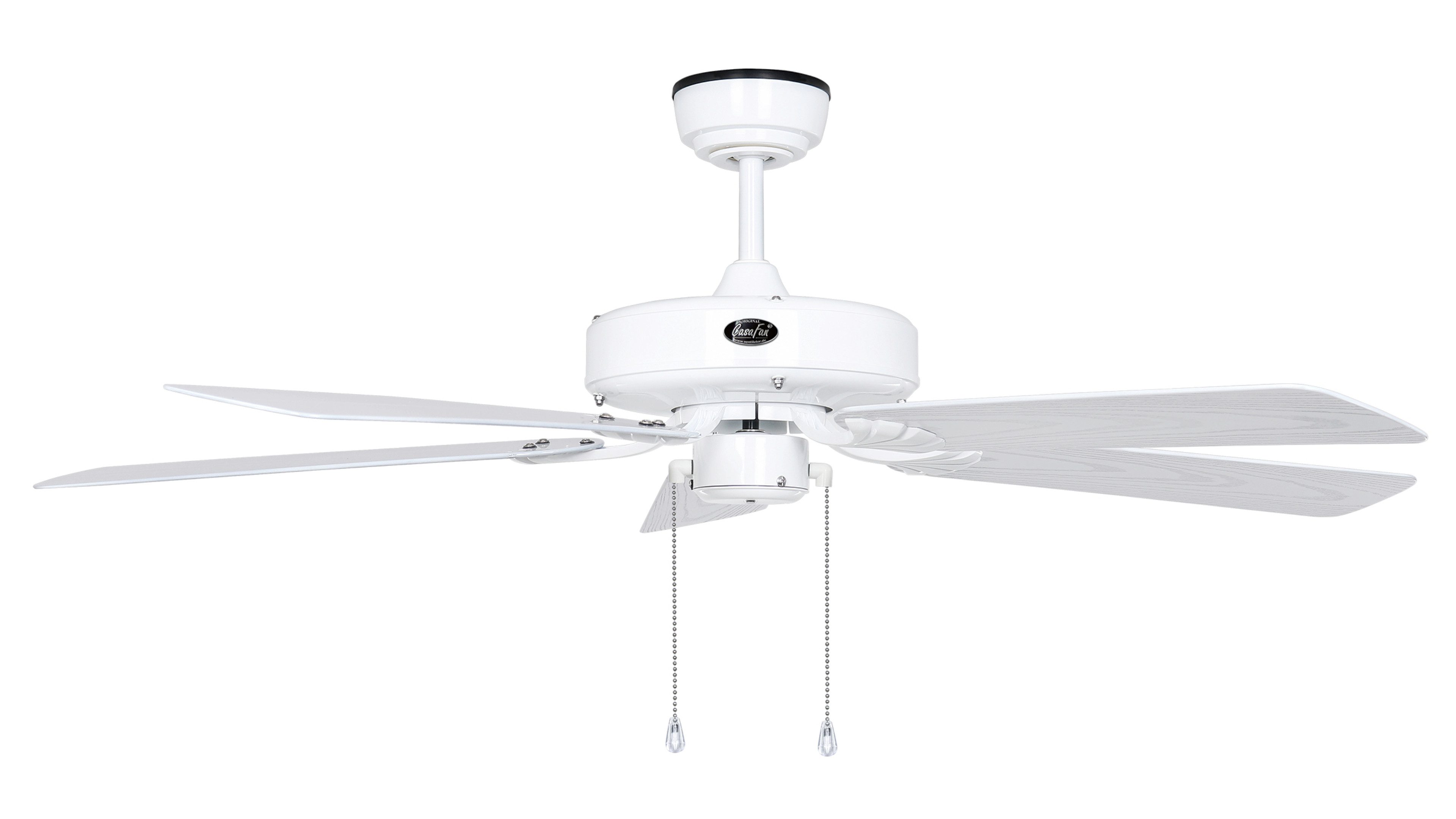 CasaFan Deckenventilator Deckenventilator Classic Outdoor Weiß, Mit Zugschnur