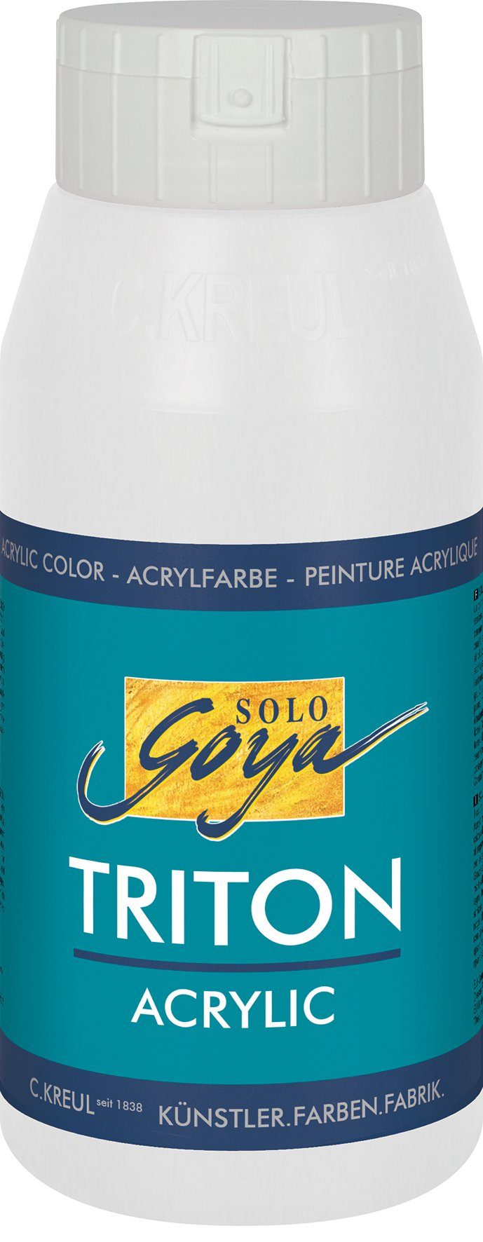 Kreul Acrylfarbe 750 Solo ml Weiß Goya Acrylic, Triton