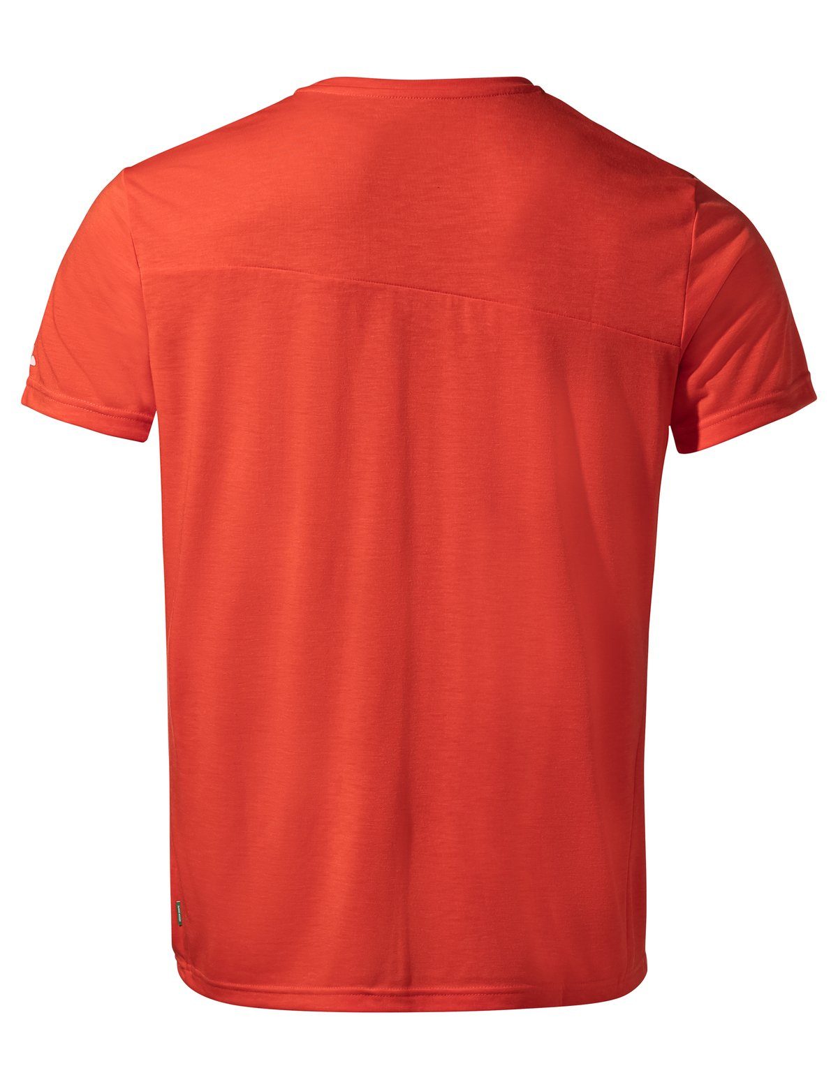 Men's Knopf red glowing (1-tlg) Grüner T-Shirt Sveit VAUDE Shirt