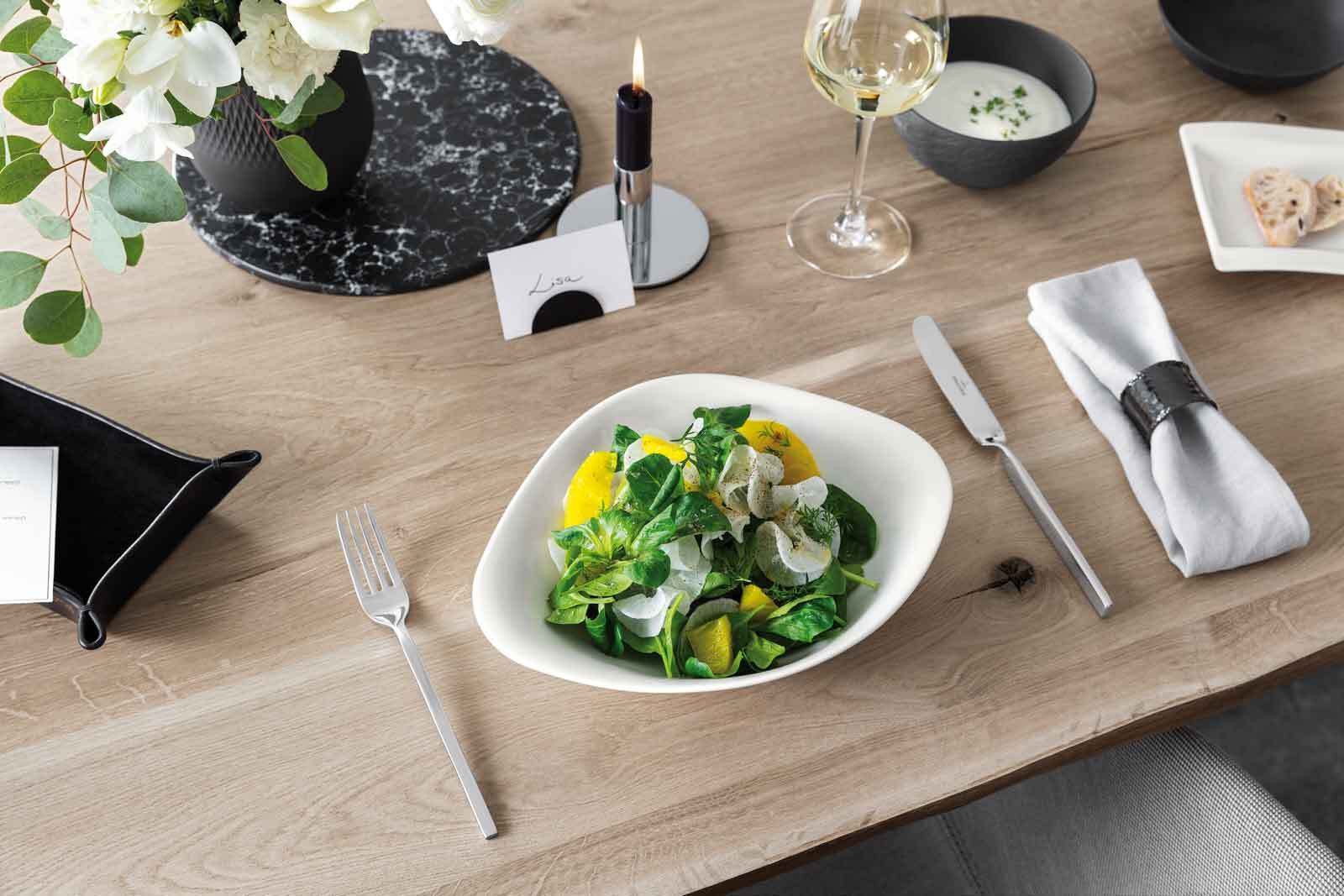 Villeroy & Boch Schale Vapiano Salatschalen 20,5 x 17 cm 2er Set, Porzellan, (2x Schale, 2-tlg)