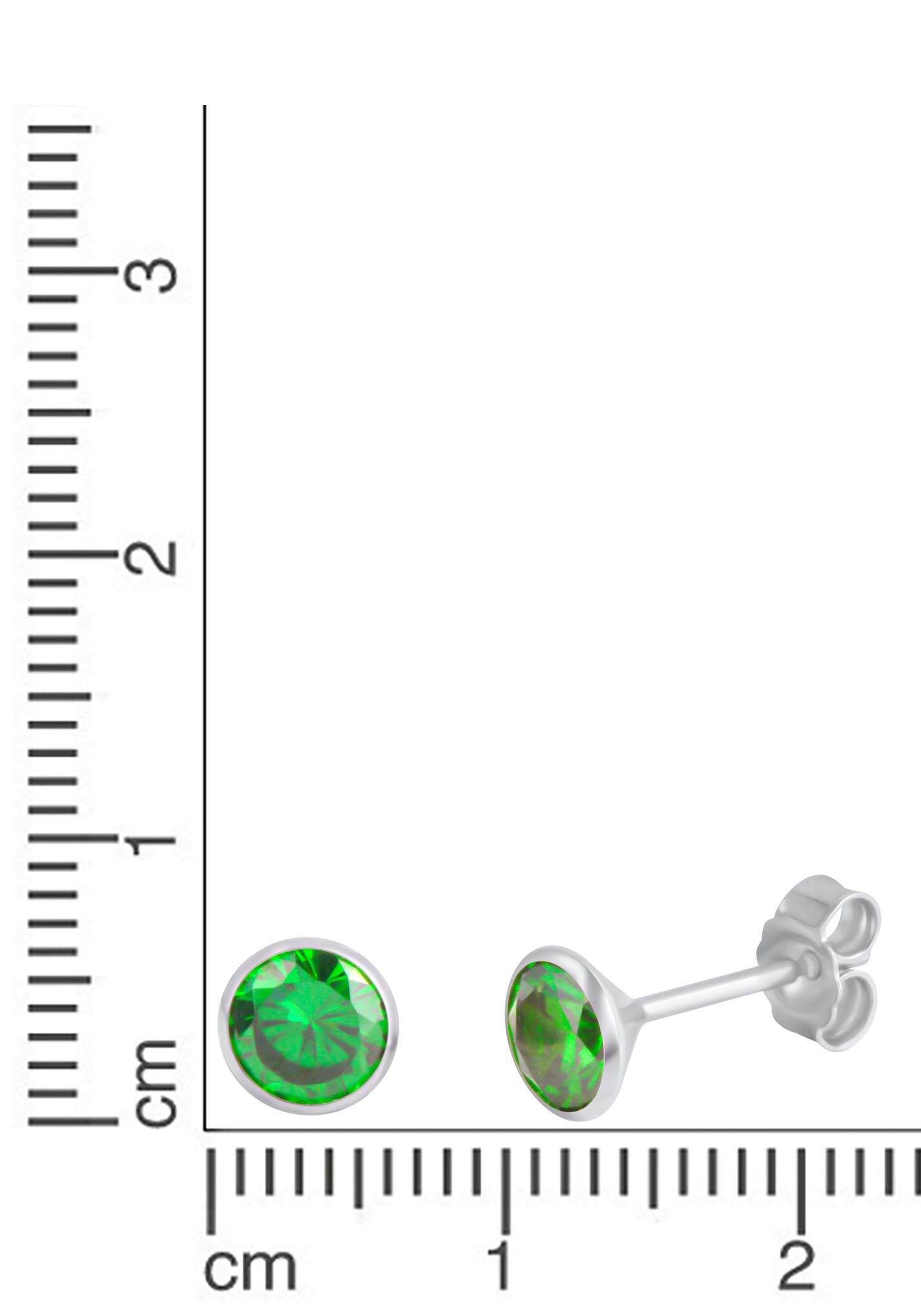 Firetti Paar Ohrstecker Schmuck Geschenk Silber 925 Ohrschmuck, mit Zirkonia (synth)