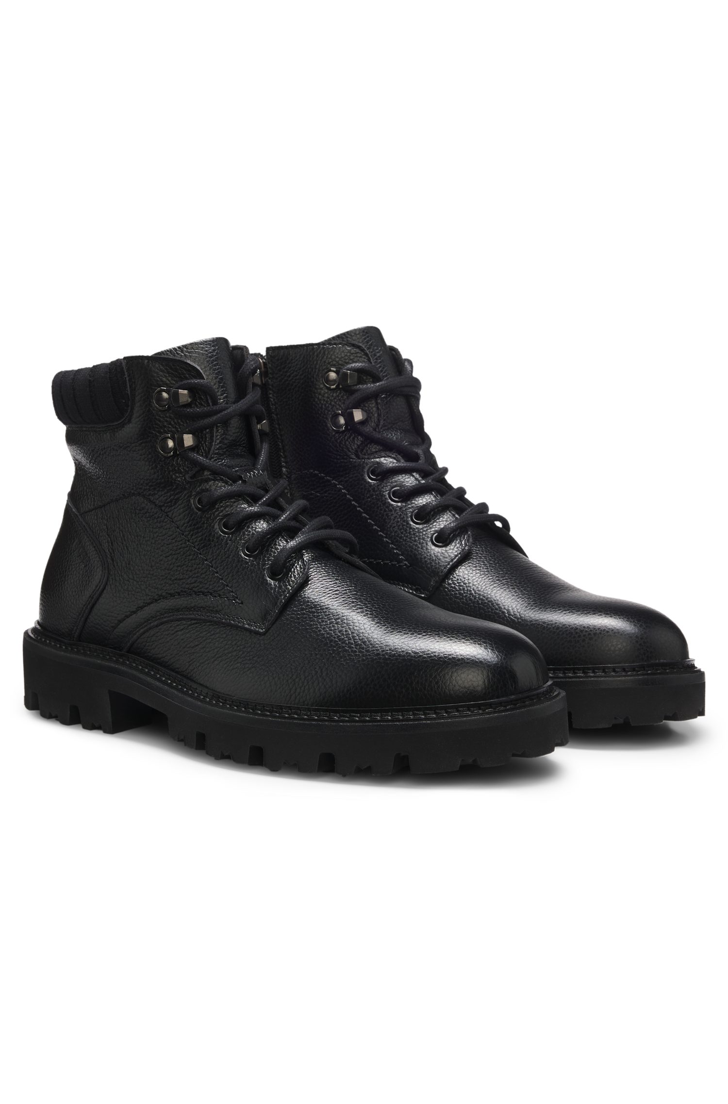 BOSS Schnürboots Herbstboots mit leichter Profil-Laufsohle – Bild 5 von 5