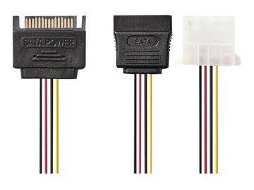 Nedis NEDIS Interne Stromkabel SATA 15-Pin Stecker SATA 15-Pin-Buchse +... Computer-Kabel