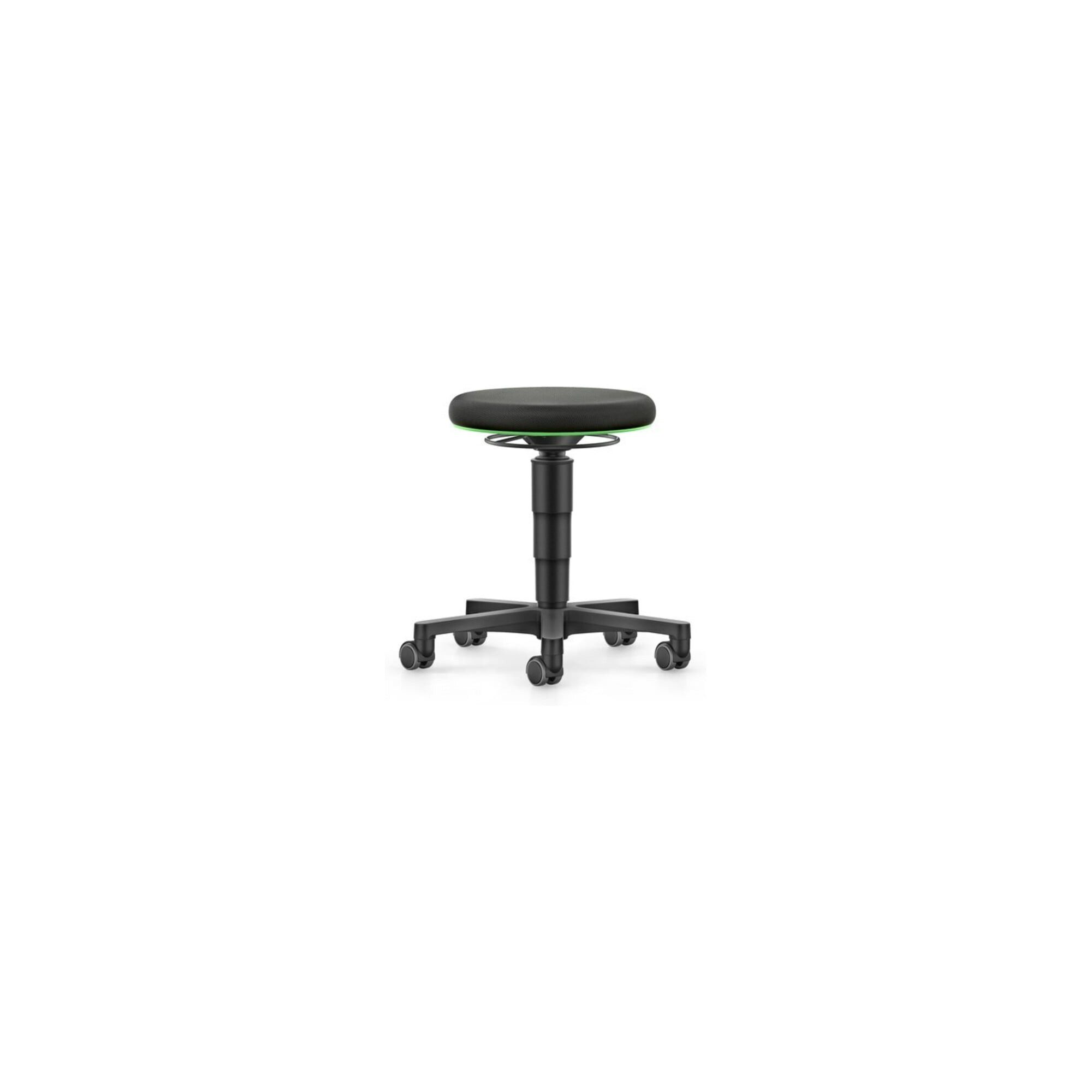 bimos Arbeitshocker bimos Drehhocker Stoffsitz Sitzhöhe 450 - 650 mm mit Rollen