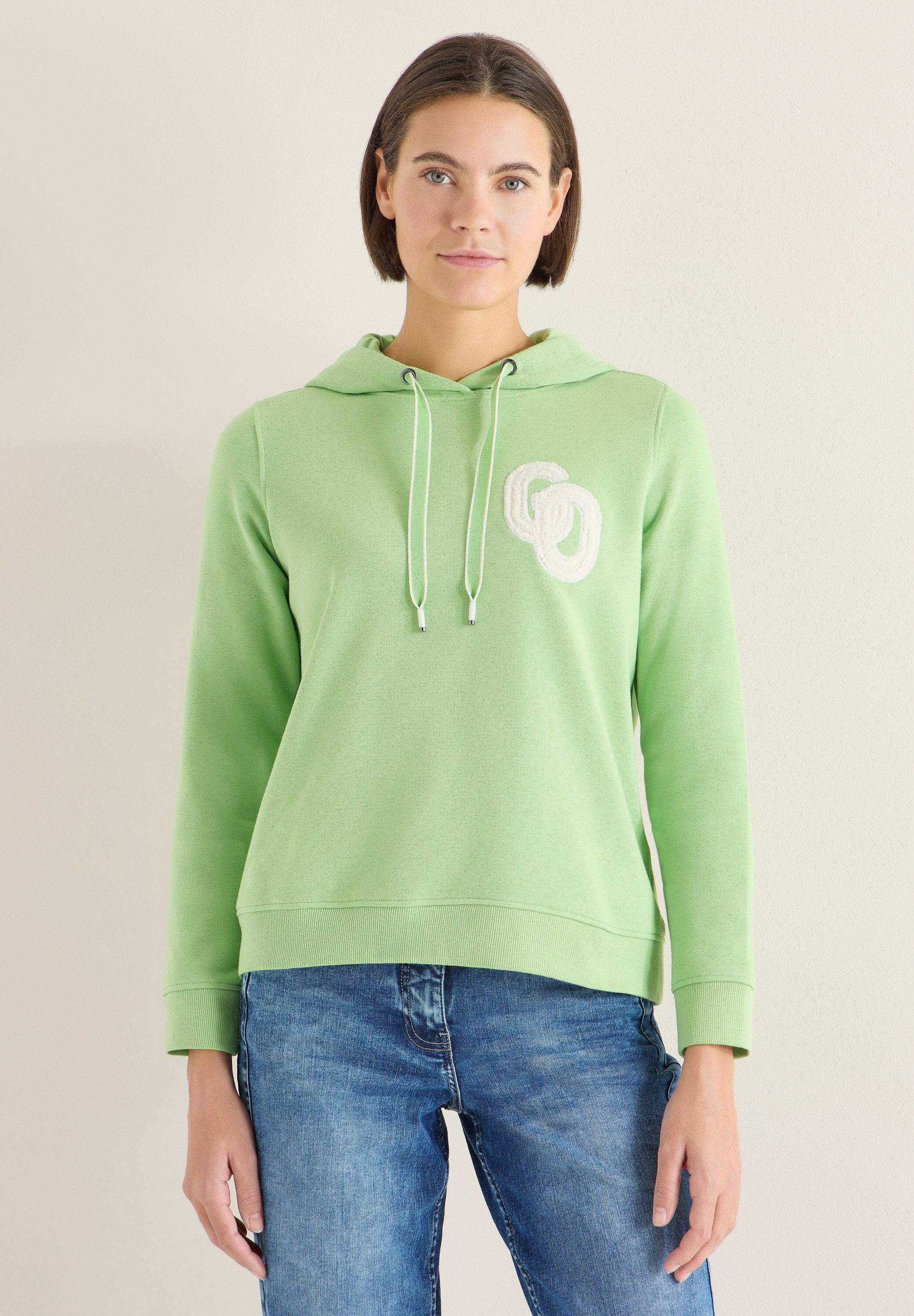 CECIL Sweatshirt mit Kapuze mit Tunnelzugband günstig online kaufen