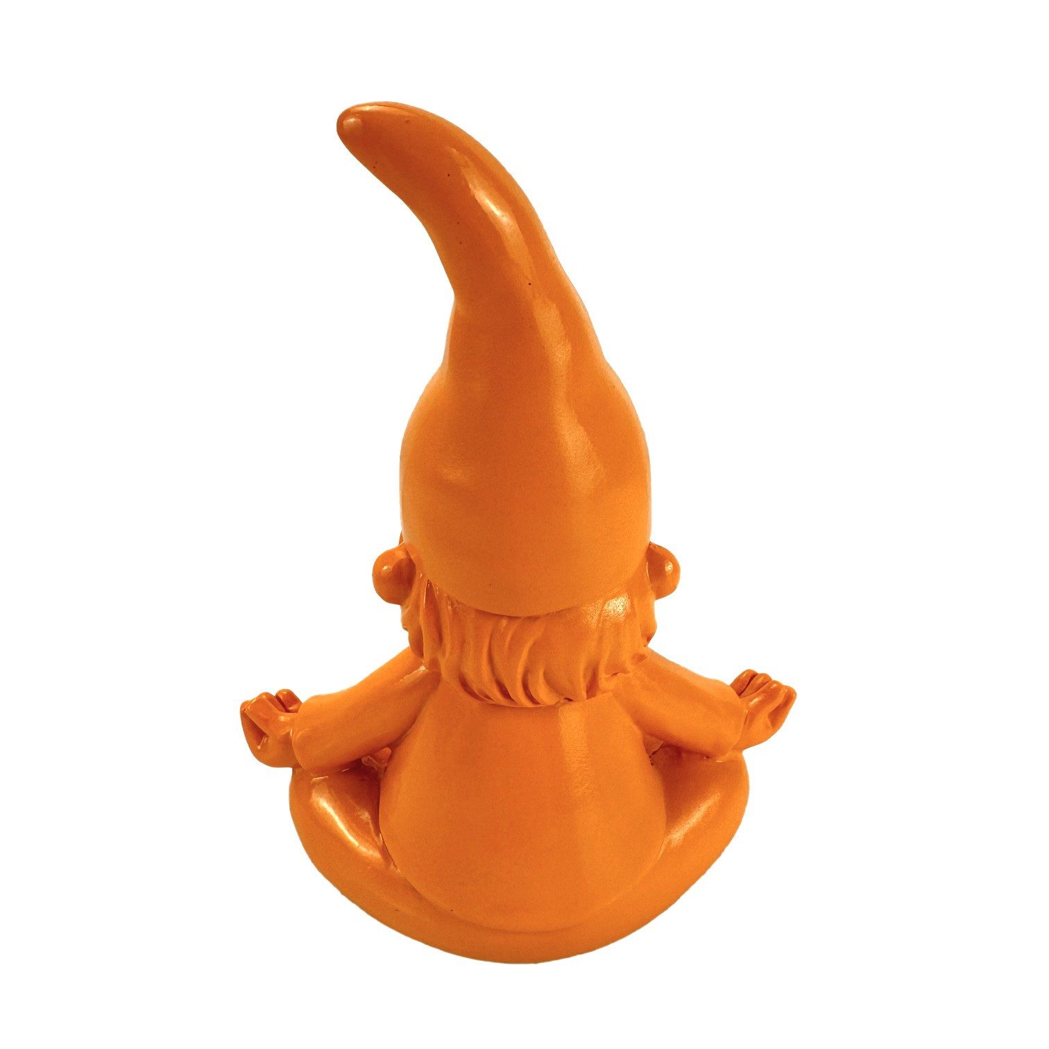 Online-Fuchs Gartenfigur für draußen - Lustiger Gartenzwerg in Yoga-Position - Deko Figuren, (wetterfest, moderne knallige Farben), Geschenkidee für Frühling, S – Bild 4 von 4