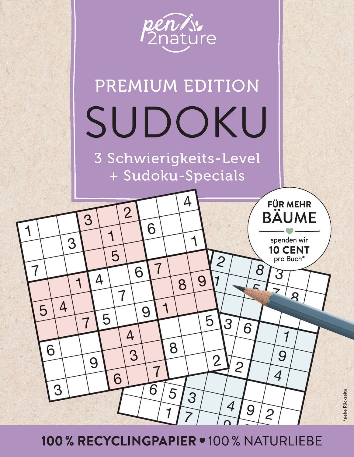 Sudoku - Premium Edition / diverse, 260+ Rätsel in 3 Schwierigkeitsstufen I Sudokusbuch für Erwachsene