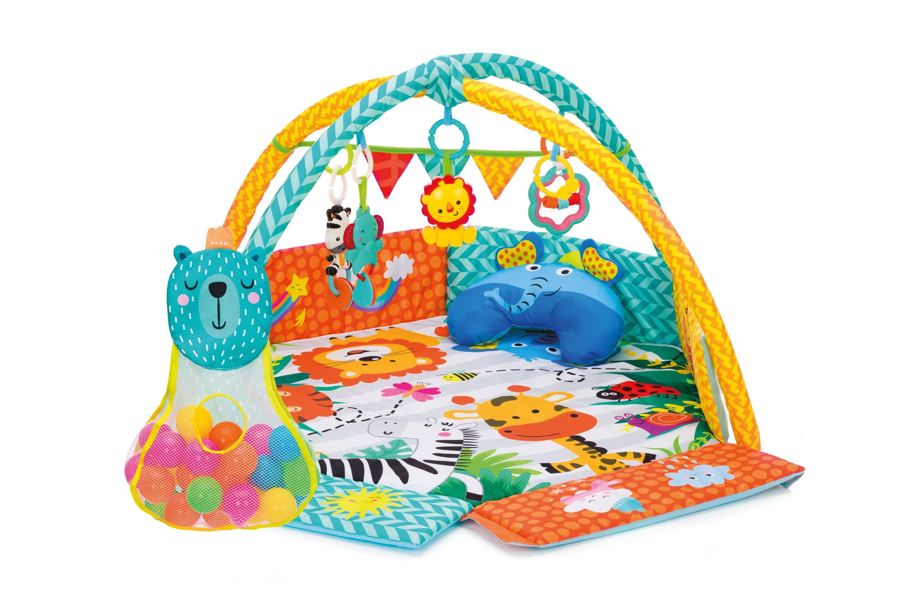 Krabbeldecke Fillikid Aktivbogen Spielmatte mit Bällen Exclusiv