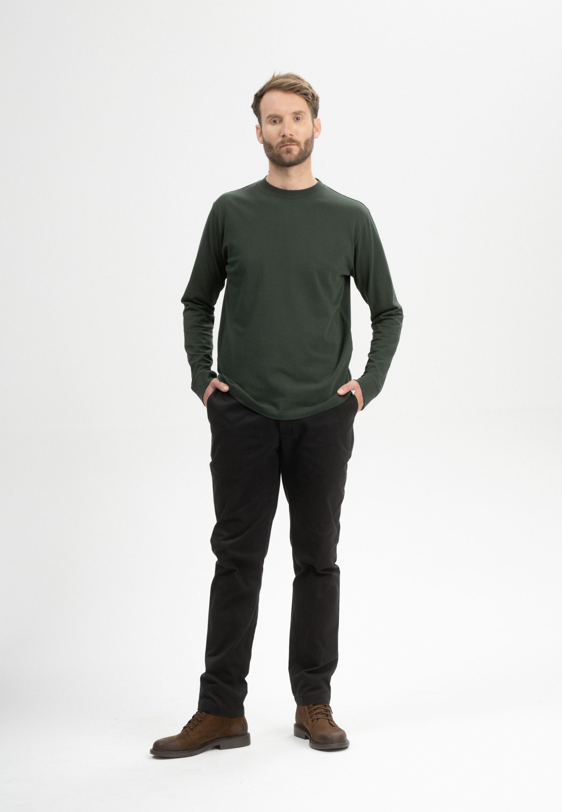 MELA Langarmshirt Langarmshirt Style TEJAS Rippbündchen
