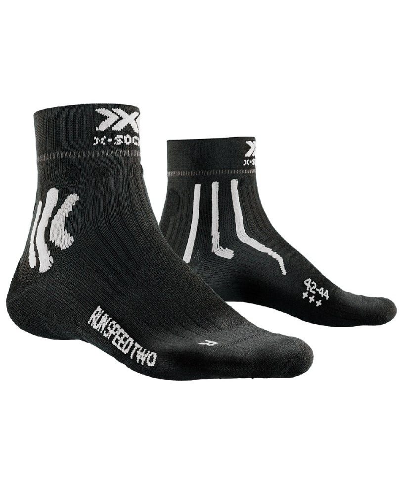 Laufsocken Run Speed Two 4.0 schwarz/weiss Herren - 1 Paar