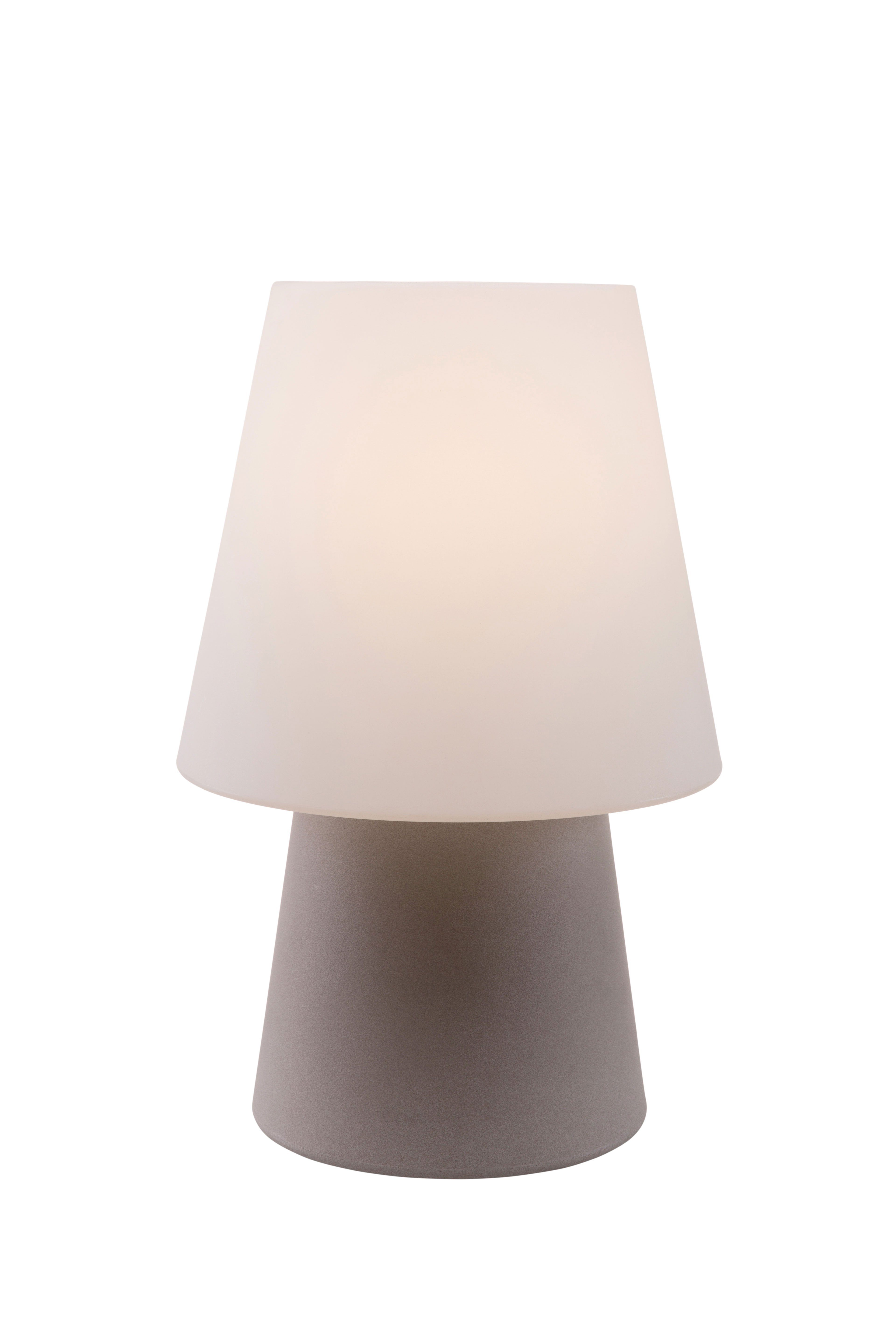 8 seasons design LED Stehlampe Shining No. 1, Dekolampe für außen (Garten, Terrasse, Balkon), LED wechselbar, E27-Fassung, warmweißes Licht, 60cm, Tischlampe - robust & langlebig
