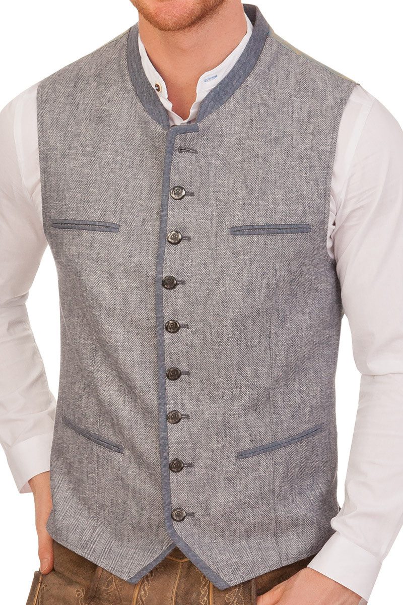 1890 Country Trachtenweste Trachtenweste - TÖLZ - hellblau günstig online kaufen