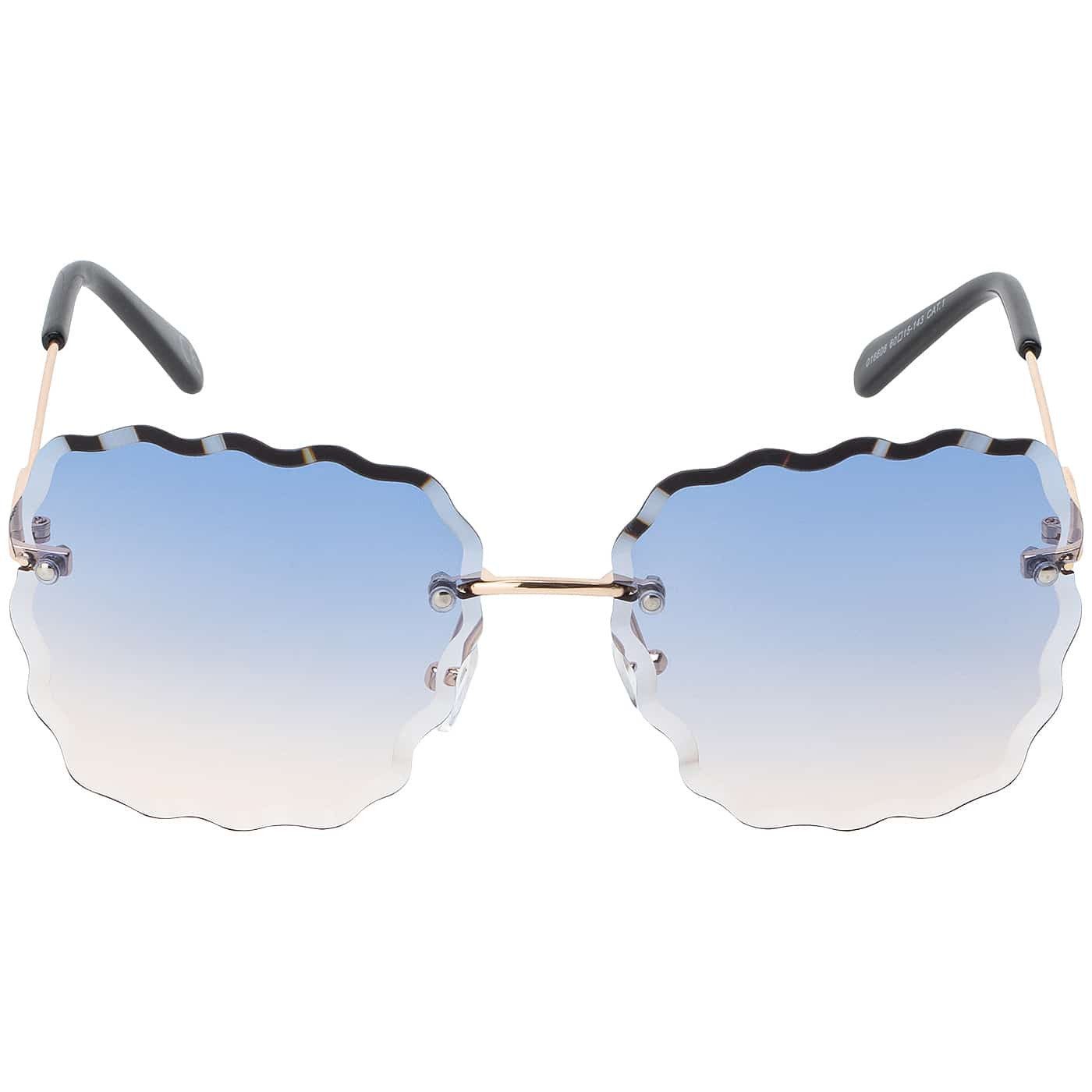 BEZLIT Eyewear Retrosonnenbrille Eckige Form Damen Sonnenbrille (1-St) mit bunten Linsen