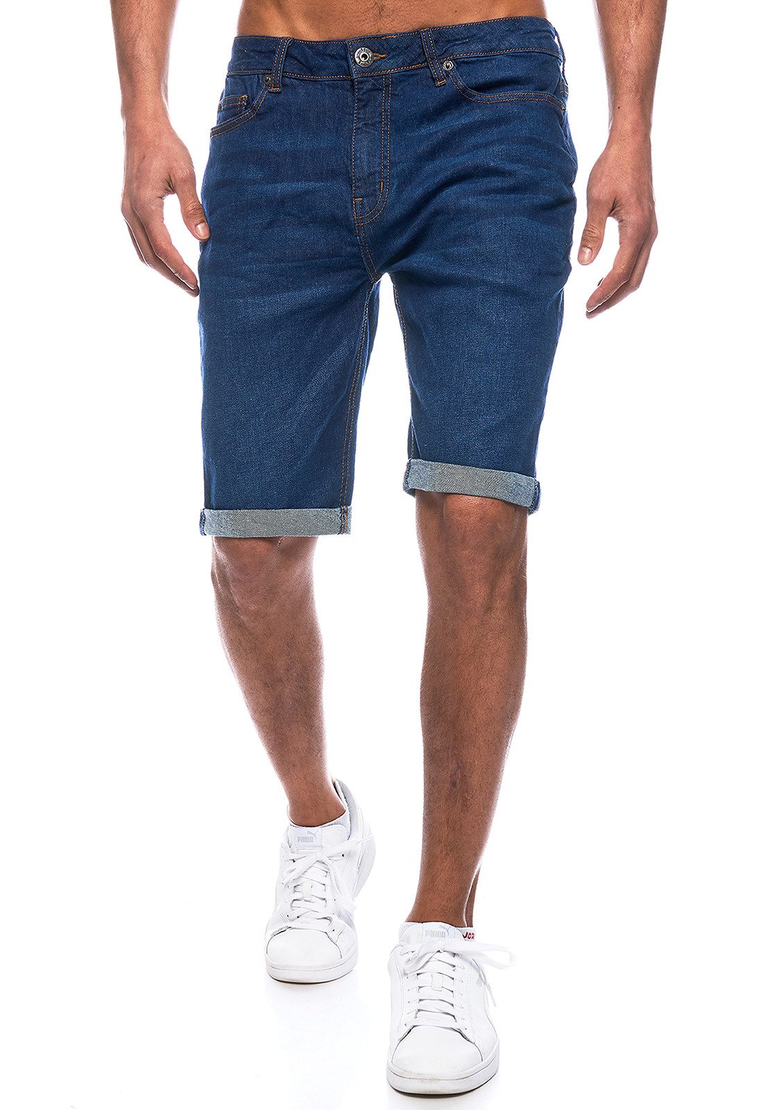 Smith & Solo Jeansshorts Herren, kurze Hosen Männer, Shorts 5-Pocket Style günstig online kaufen