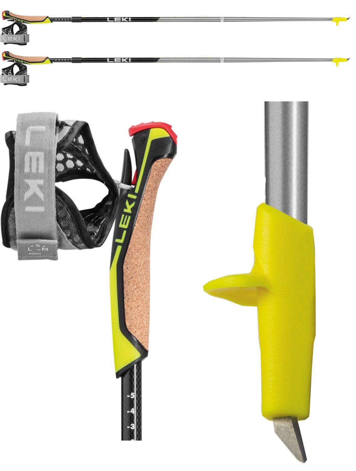 Leki Trekking-Stöcke Leki Speed Pacer Vario verstellbare Nordic Walking Stöcke 65326381