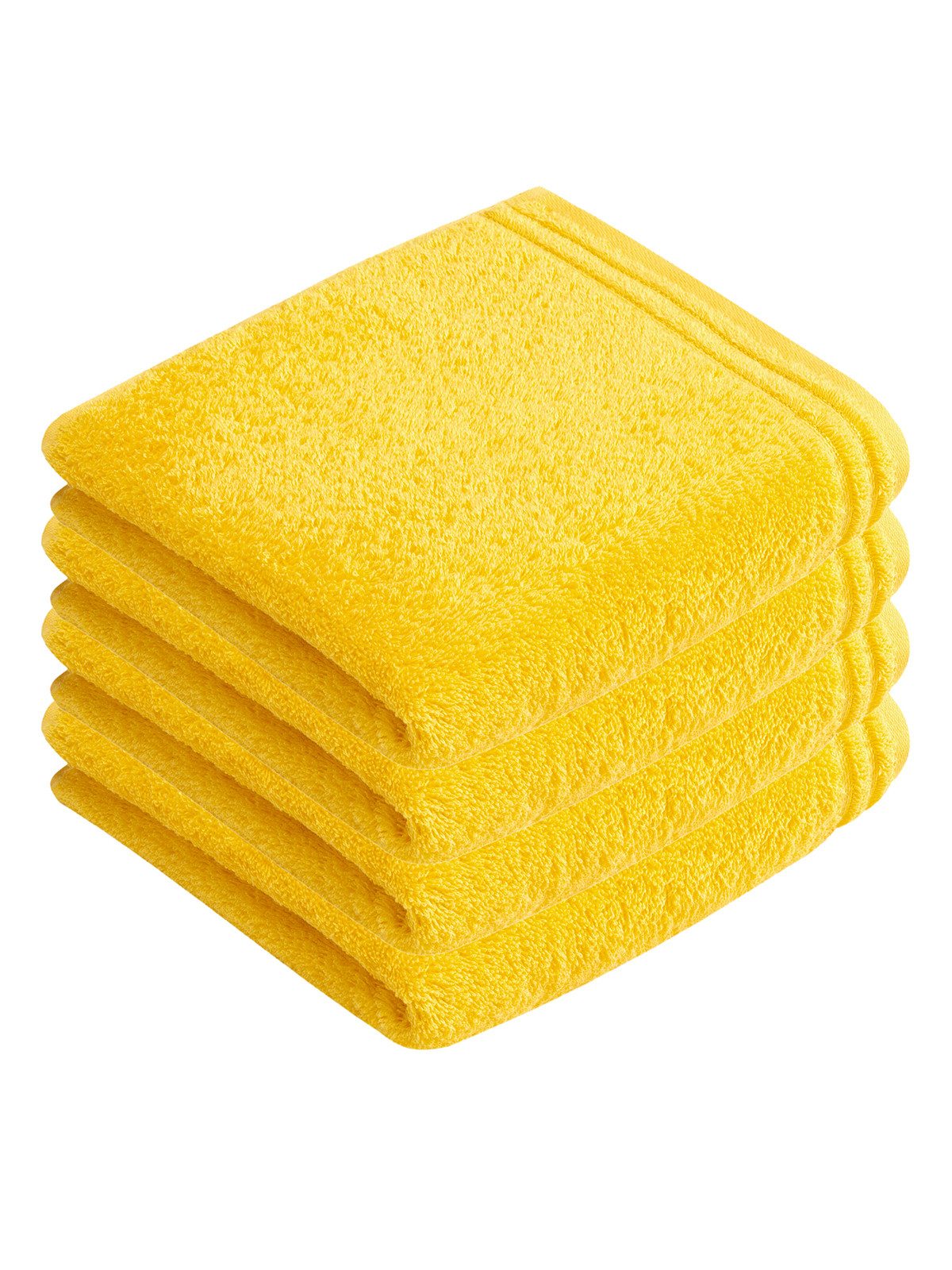 Vossen Полотенца 4er Pack Handtuch 60 x 110 cm Calypso feeling, Frottier (Spar-Set, 4-St), hohe Markenqualität