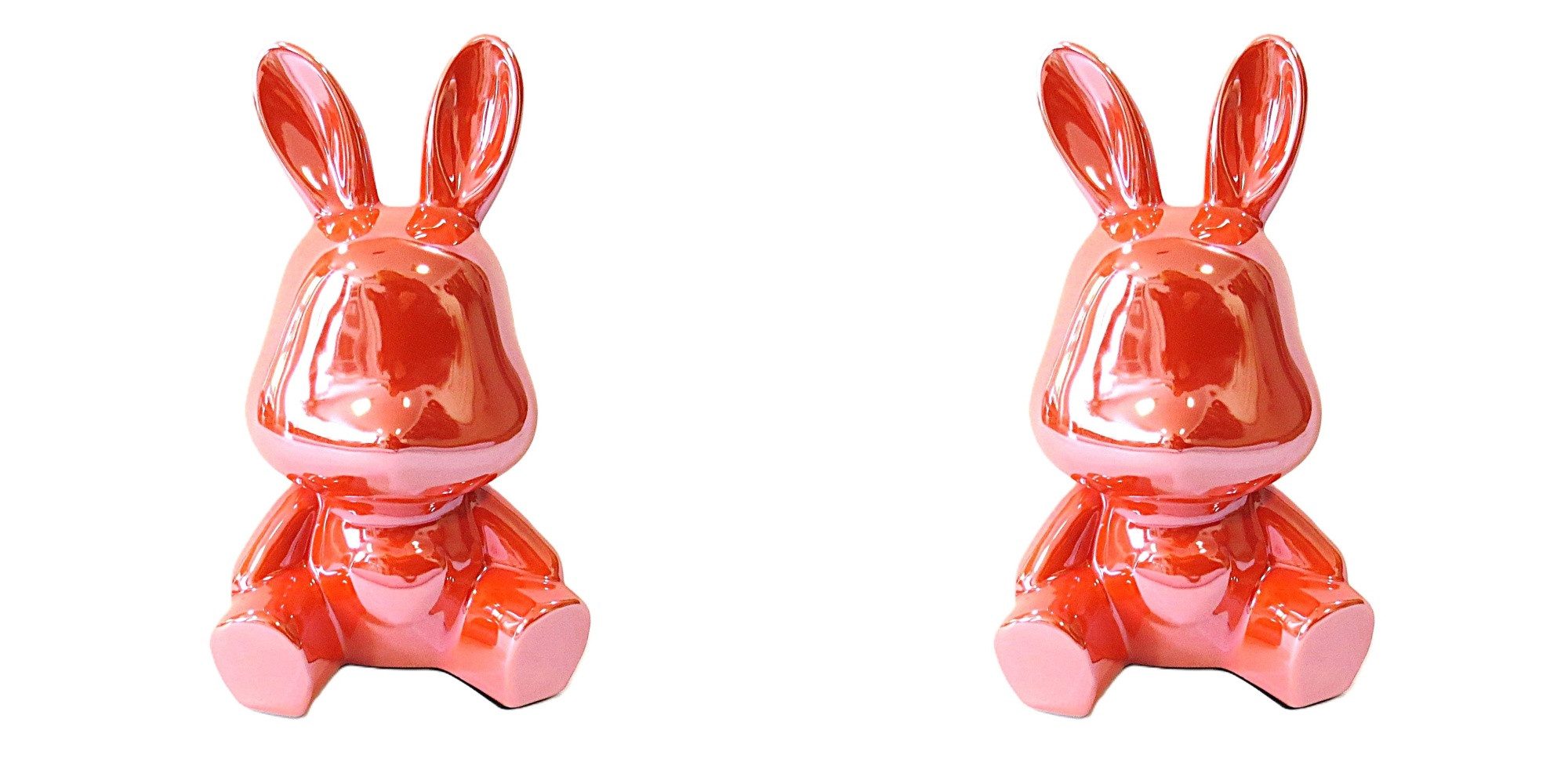 Countryfield Spardose Hase Spardose Geschenk Kinder Ostern 16 cm 2er Set, 2er Set