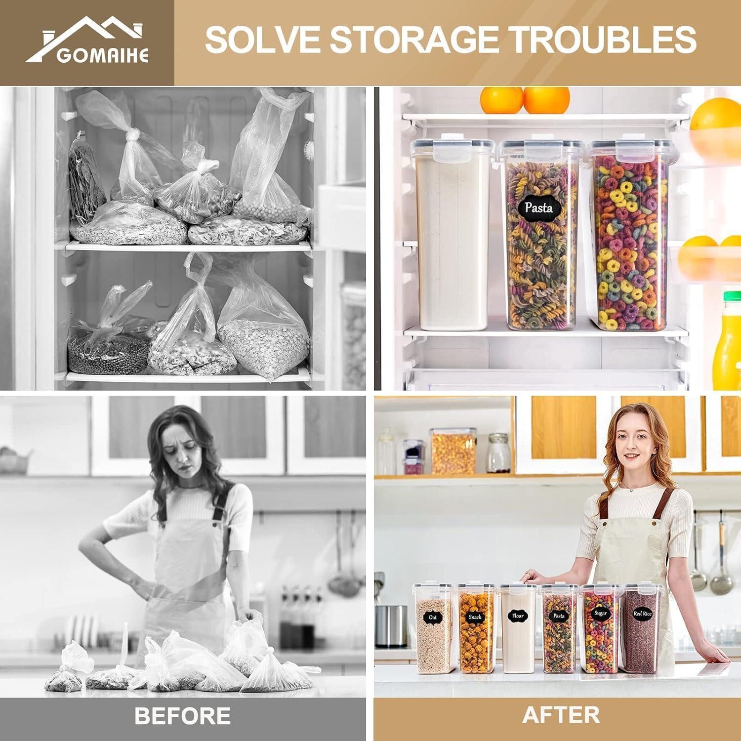 LuxusKollektion Aufbewahrungsbox Vorratsdosen 6 Set Küche günstig online kaufen