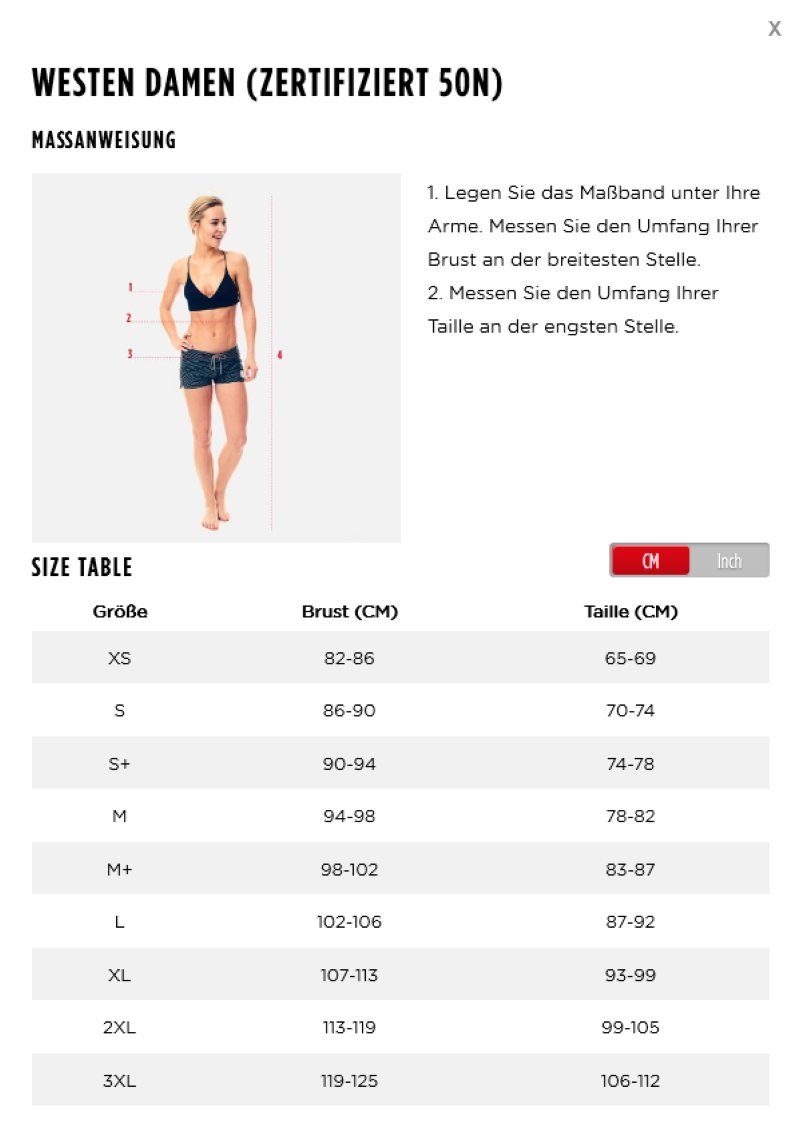 Jobe Schwimmweste Nylonn Weste Vest pink Damen / Women