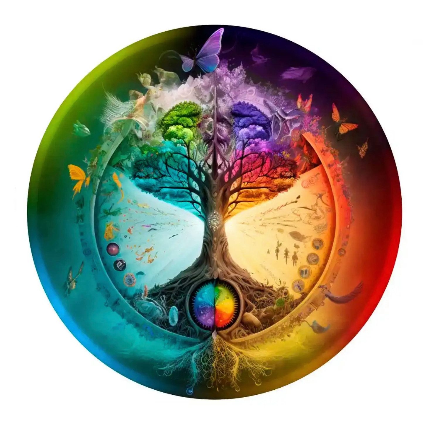 Wooden City Puzzle Holzpuzzle Mandala Tree günstig online kaufen