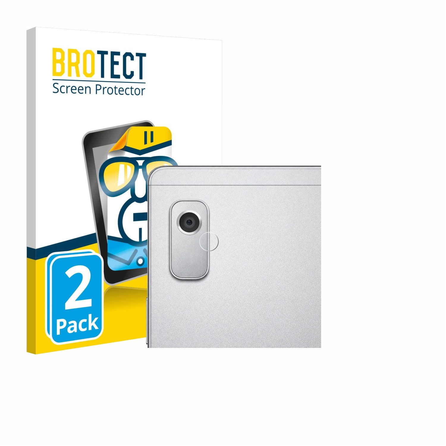 BROTECT Displayschutzfolie Schutzfolie für Lenovo Tab M9 (NUR Kameraschutz), 2 Stück, Displayschutz Schutz Folie Klar Transparent