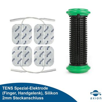 Axion Elektrodenpads passend zu Prorelax, axion - Hand Elektrode + 5x5 cm Elektrode + Kabel, Set 3 St.,zur TENS-Schmerzbehandlung, 2mm Steckanschluss