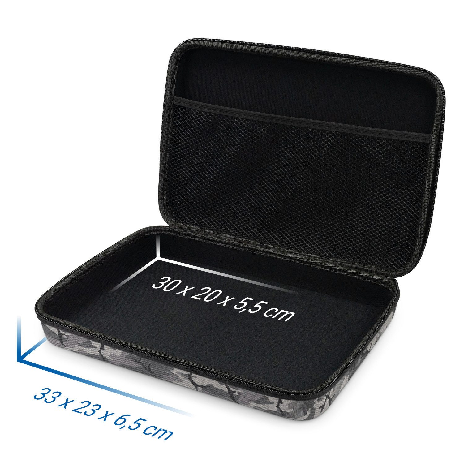 deleyCON Kamera-Hülle deleyCON Hardcase für GoPro & Zubehör HERO 11 HERO 10 9 8 7 Gr. XL -