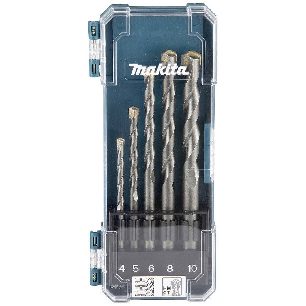 Makita Spiralbohrer Steinbohrer-Set 4-10mm D-72877
