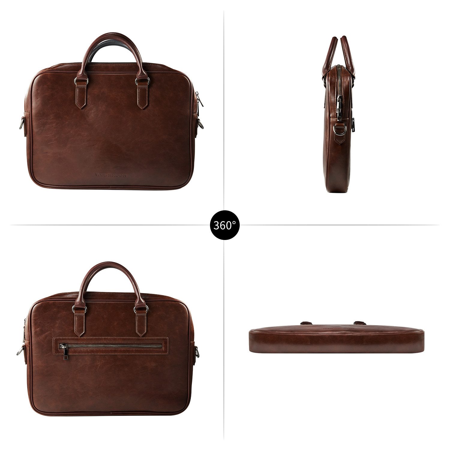 Victoria Hyde Handtasche Victoria Hyde Daniel Herren Klassisch Unifarbe Meh (Kein Set, Kein Set), klassisch