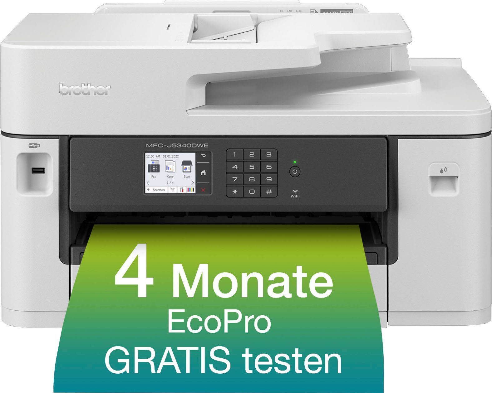 Brother MFC-J5340DWE Multifunktionsdrucker, (LAN (Ethernet), WLAN (Wi-Fi), Wi-Fi Direct)