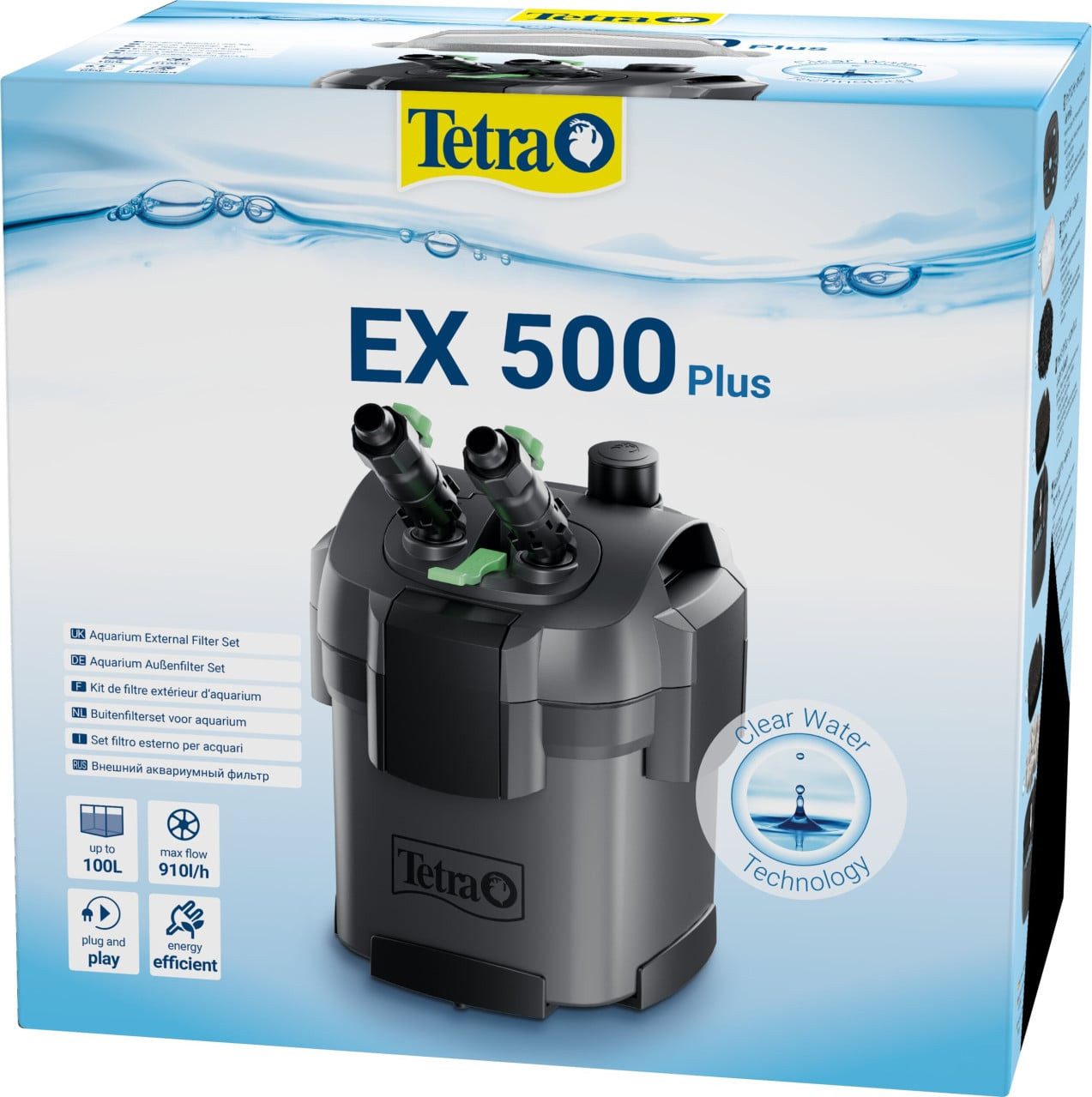 Tetra Aquariumfilter Tetra Außenfilter EX 500 Plus für Aquarien bis 100