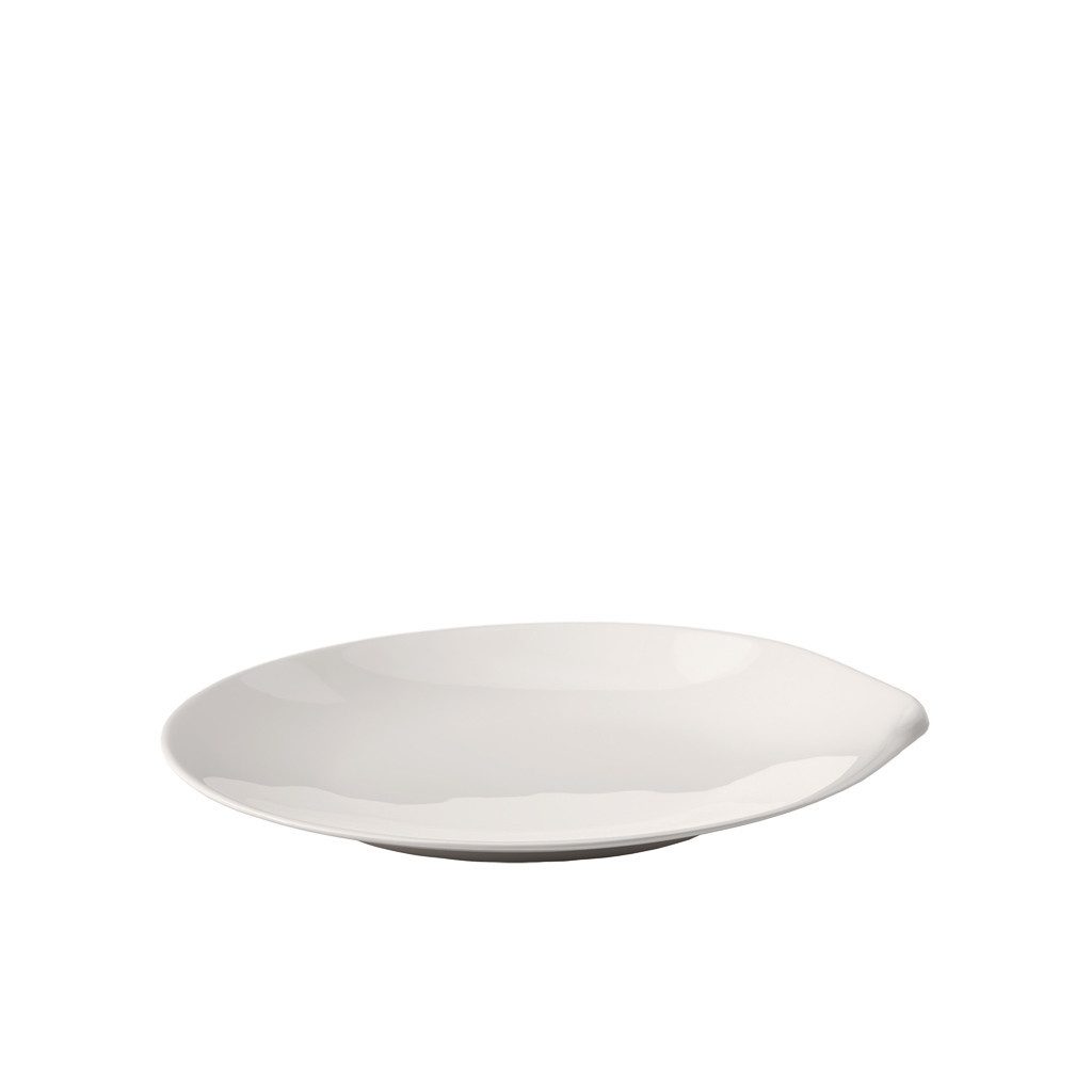 Villeroy & Boch Speiseteller Flow Speiseteller 28 x 27 cm, (1 St), Premium Porcelain, mikrow.- & spülm.sicher, Made in Germany