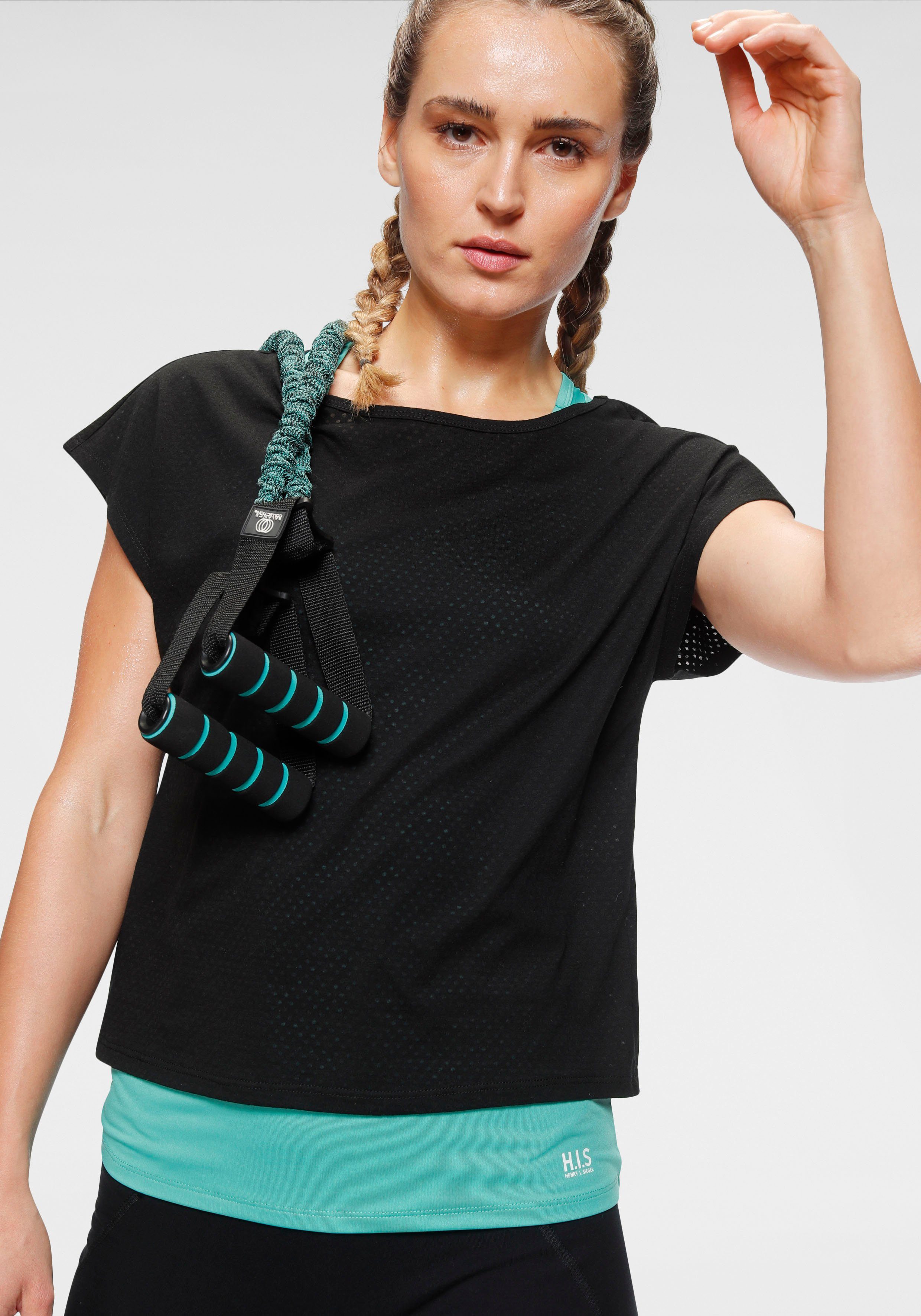 H.I.S Trainingsshirt 2-tlg. Shirt & Top (Spar-Set, 2-tlg) Kurzarm, bequeme günstig online kaufen