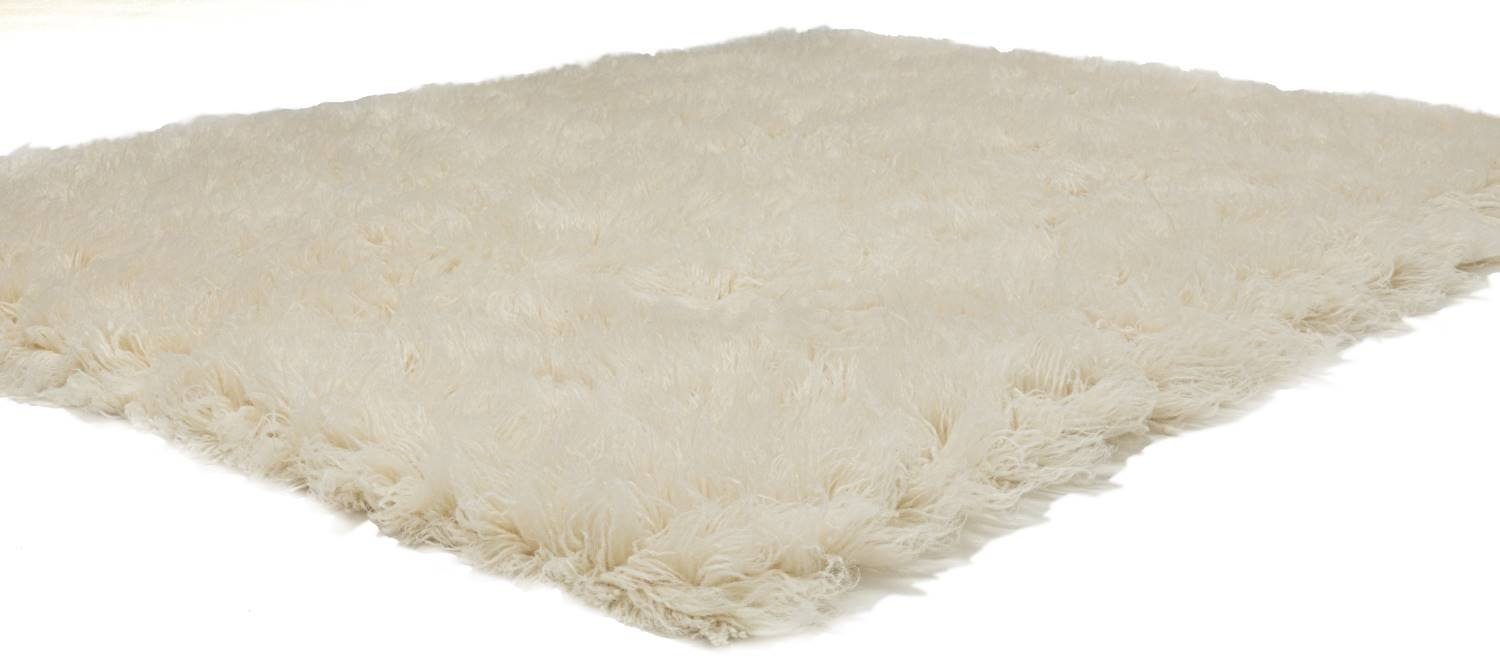 RUG N' ROLL Flokati-Teppich Luxus Flokati 2500, pflegeleicht, strapazierfähig, Schurwollshaggy, Rechteckig