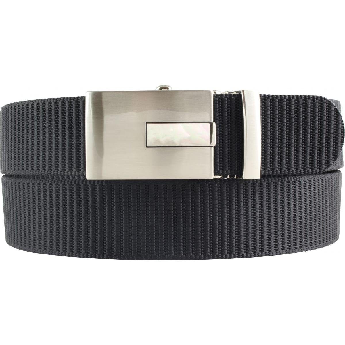 Ledergürtel Veganer Gürtel stufenlos verstellbar 3,5cm - Extrem robuster Automatik