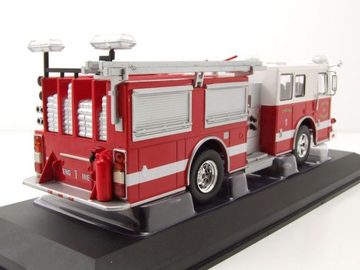 ixo Models Modellauto Seagrave Marauder II Feuerwehr Charlotte Fire Department rot weiß, Maßstab 1:43