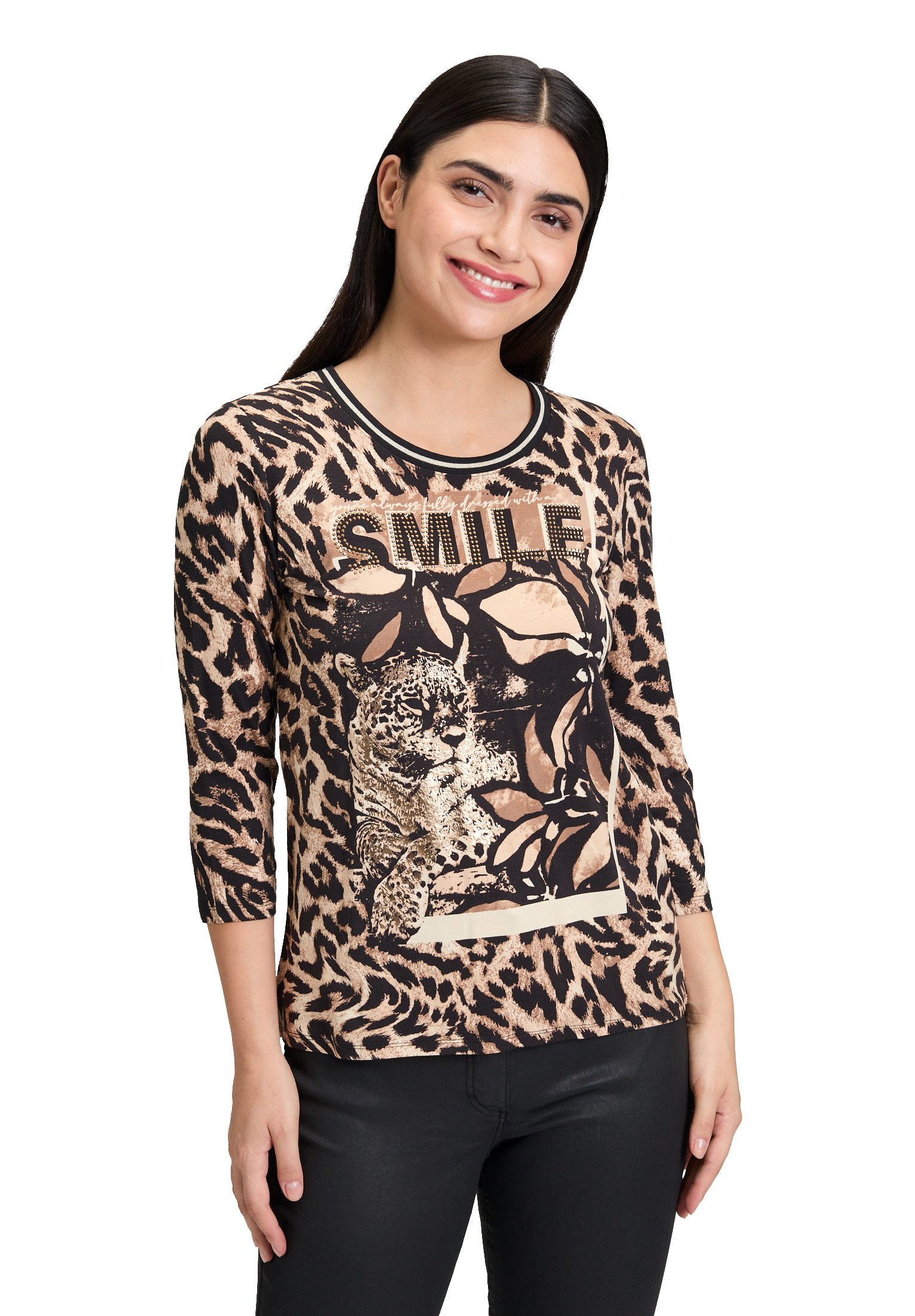 Betty Barclay 3/4-Arm-Shirt Damen Basic Shirt mit Print (1-tlg) günstig online kaufen