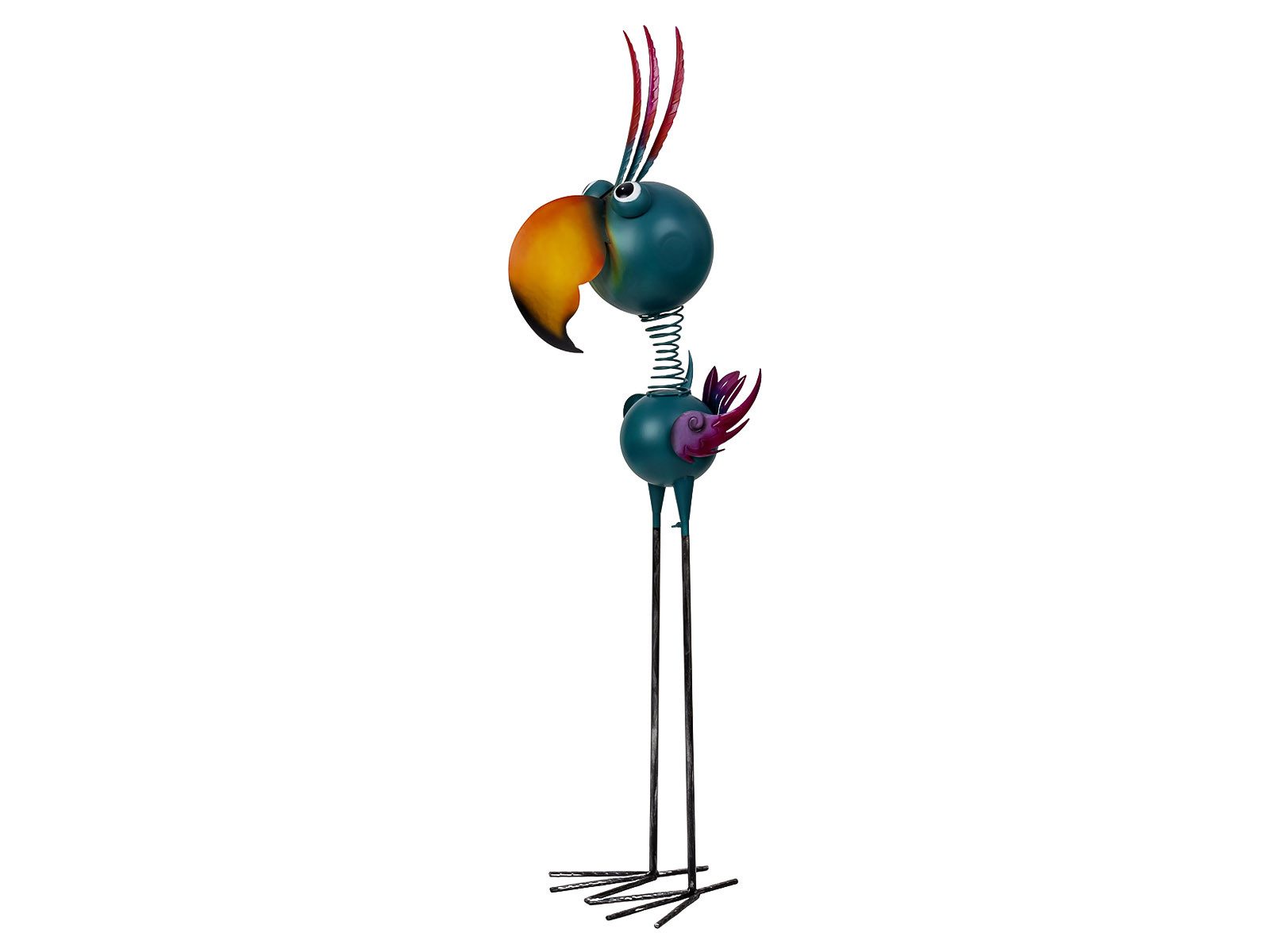 Mel-O-Design Dekofigur 7074 Metall Vogel XL (Stück, 1 St., 1), Blickfang