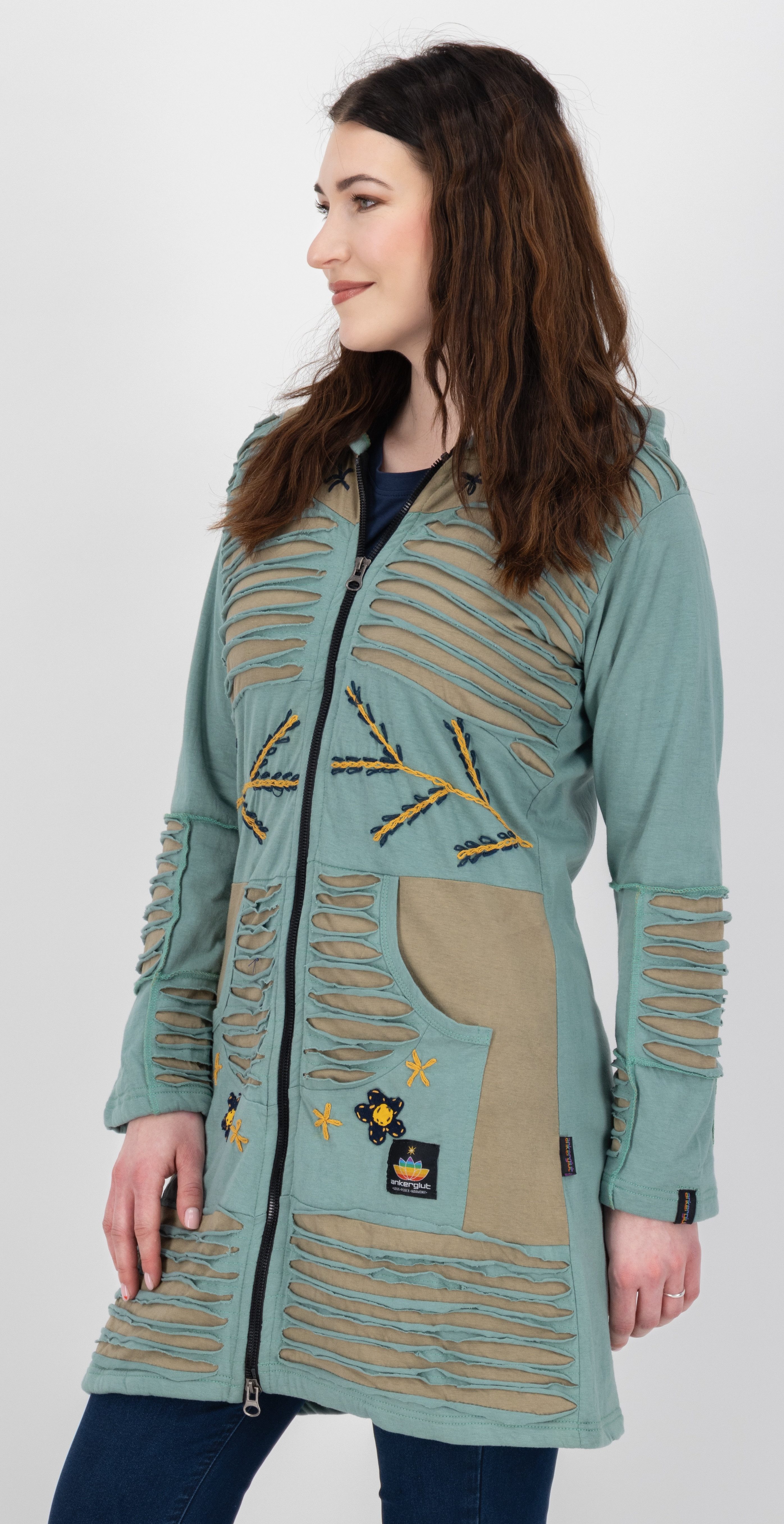 ankerglut Kurzmantel Multicolor ANKERGLUT FLOWER POWER günstig online kaufen