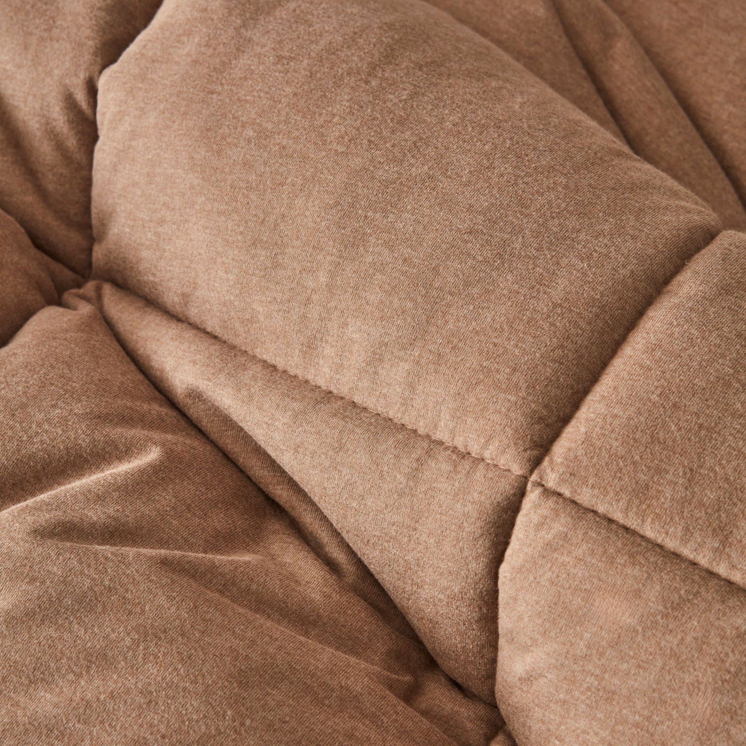 Karaca Home Bettwäsche Karaca Motto Beige 155X220 cm Baumwolle Komfort Schlafset, Kopfkissenb