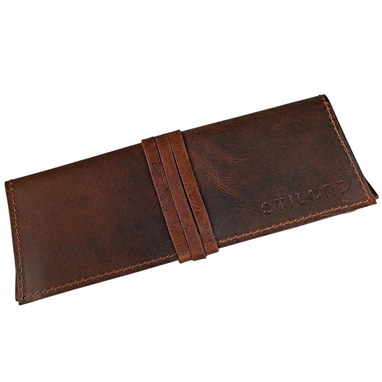 STILORD Etui "David" Federmappe Vintage Leder