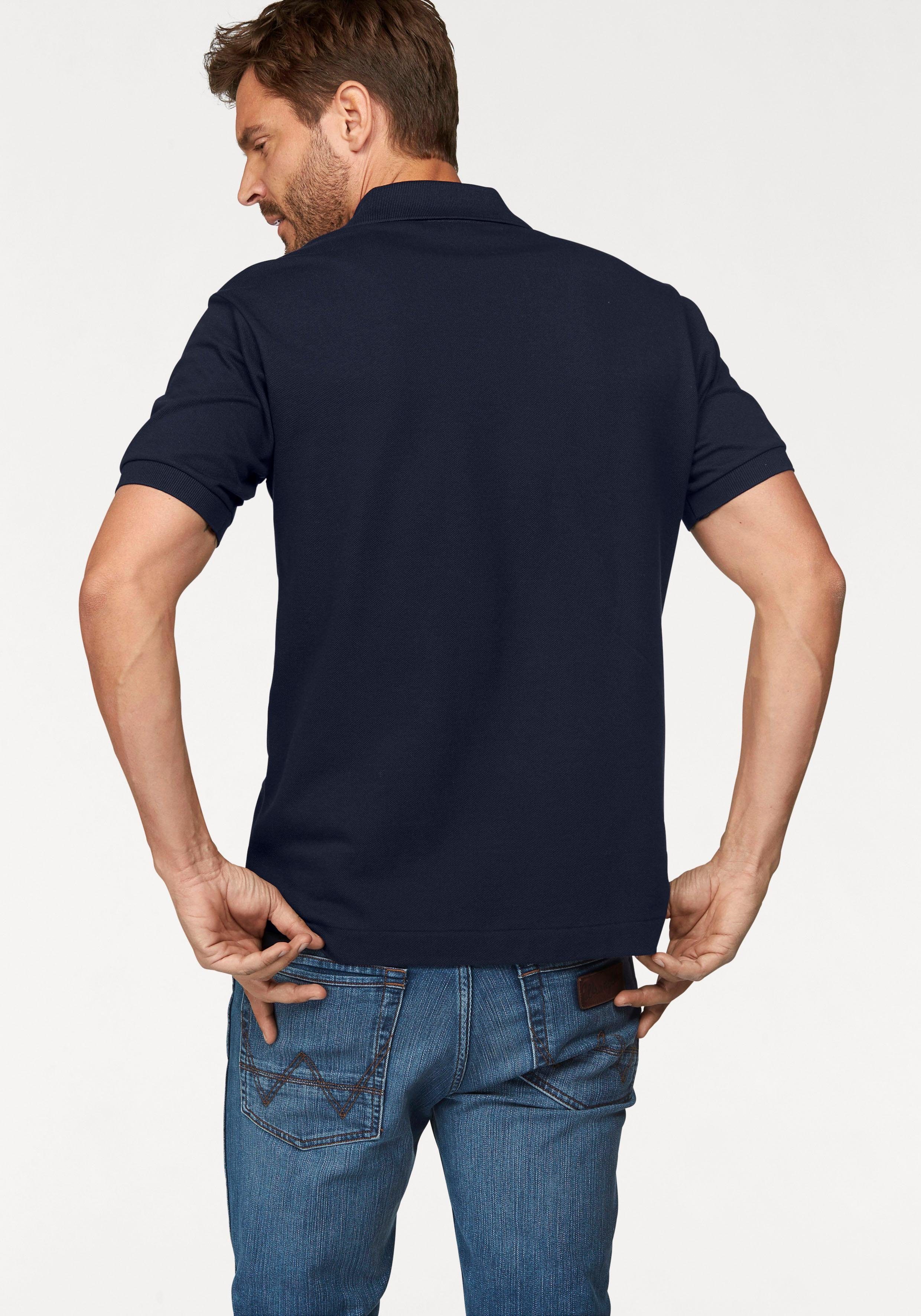 Poloshirt Lacoste marine-166 in mit (1-tlg) Perlmuttoptik Knöpfen