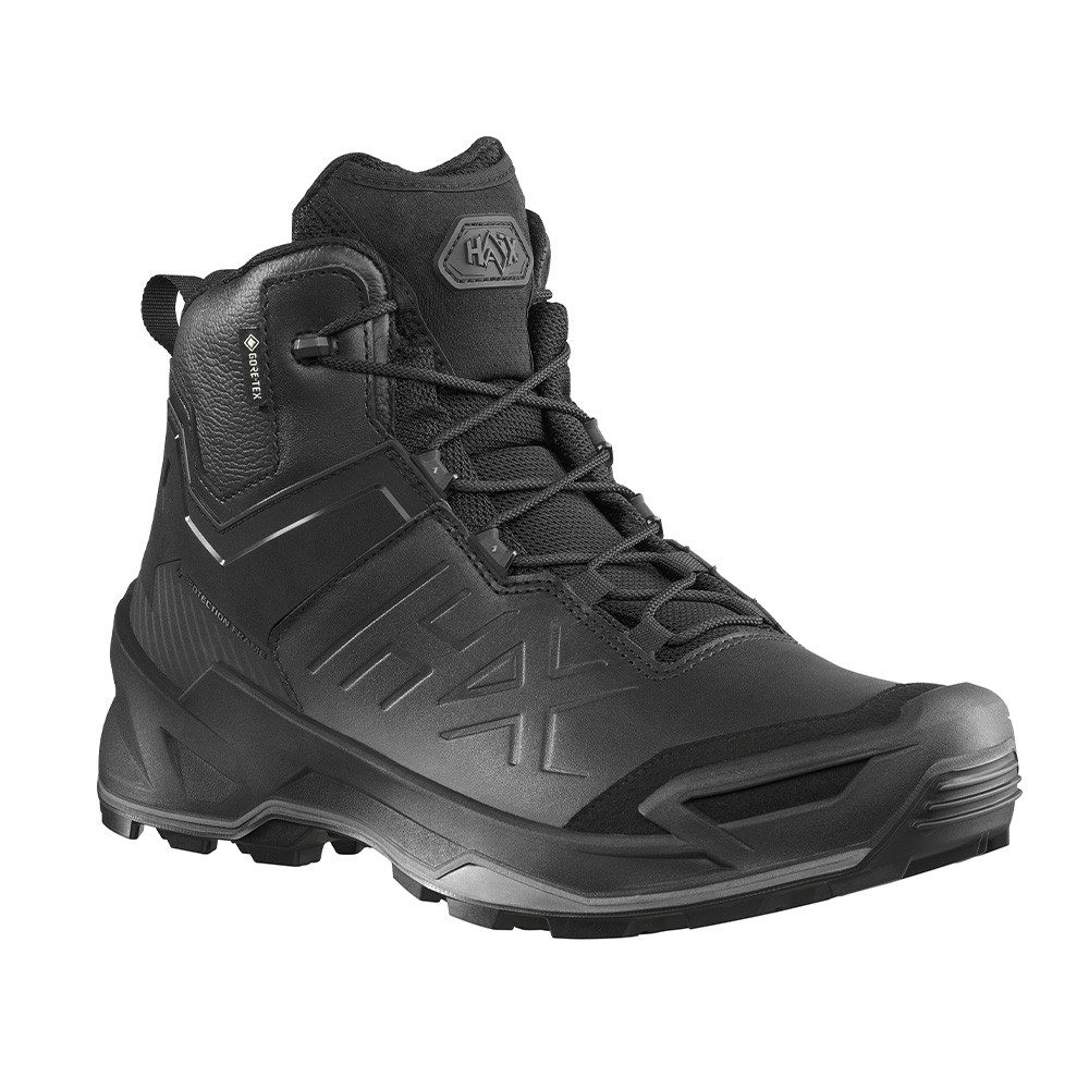 haix Black Eagle Evo Tactical GTX Mid schwarz Wanderschuh Stiefel